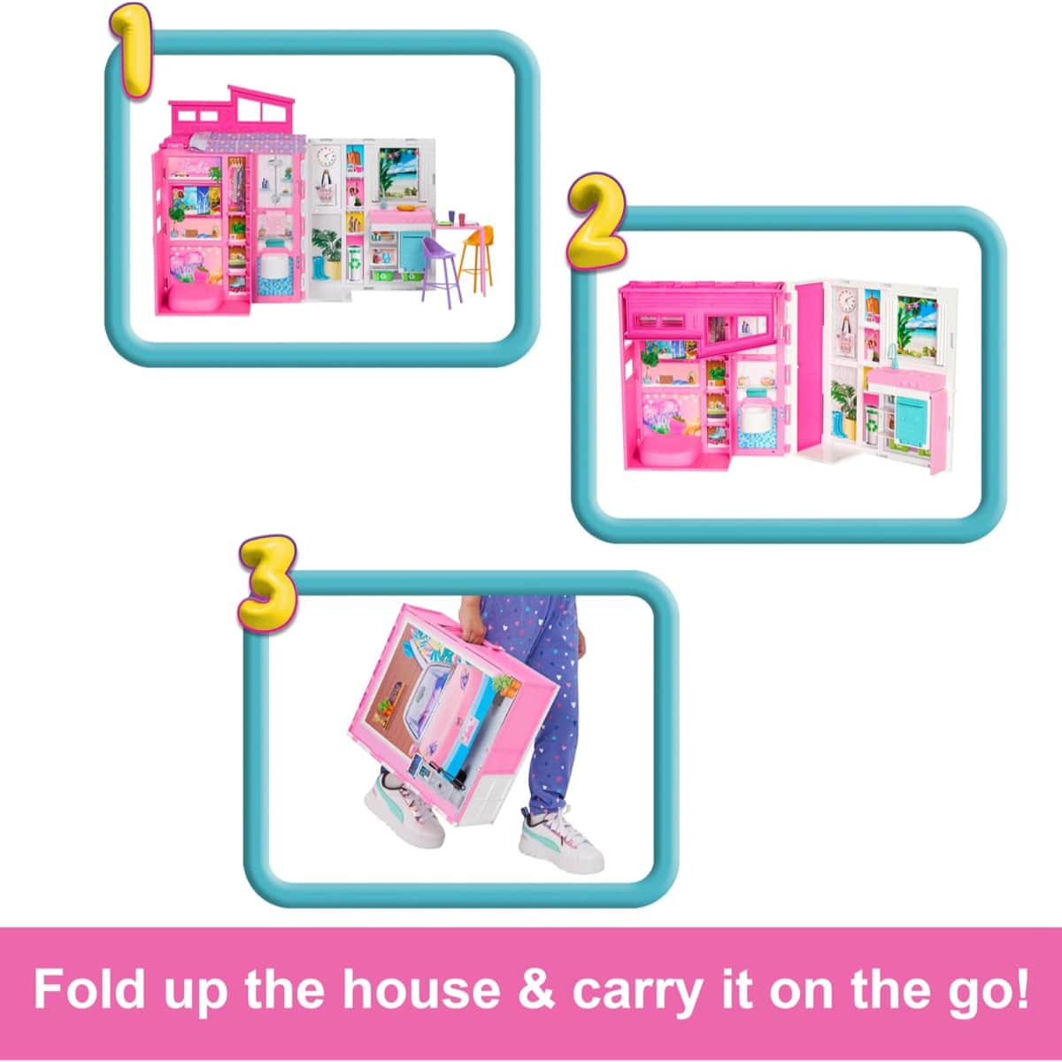Barbie Doll House Playset Girls, 3-4 Years