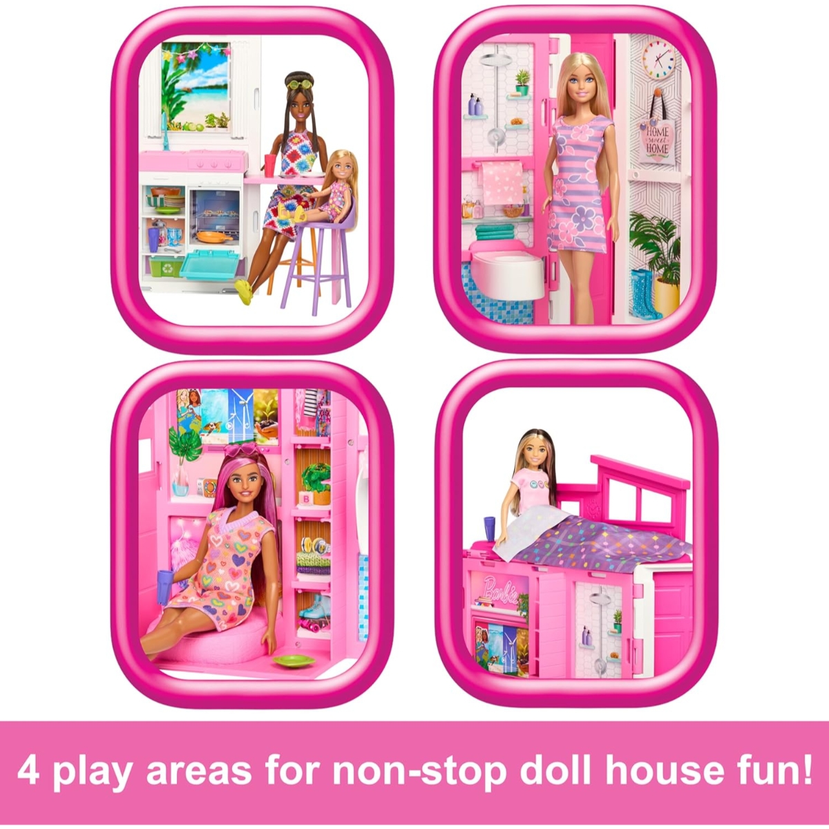 Barbie Doll House Playset Girls, 3-4 Years
