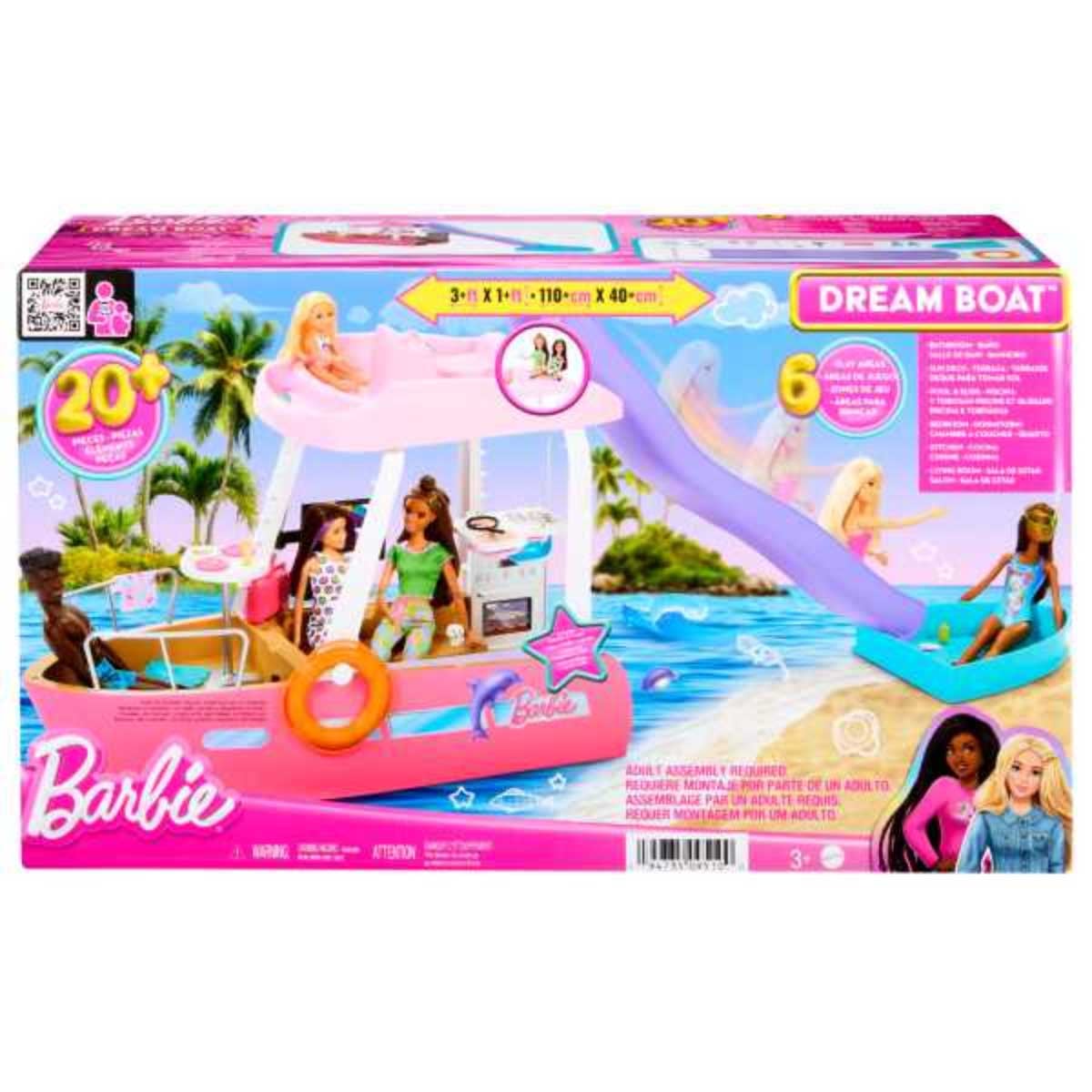 Barbie Dream Boat Playset Girls, 3-4 Years