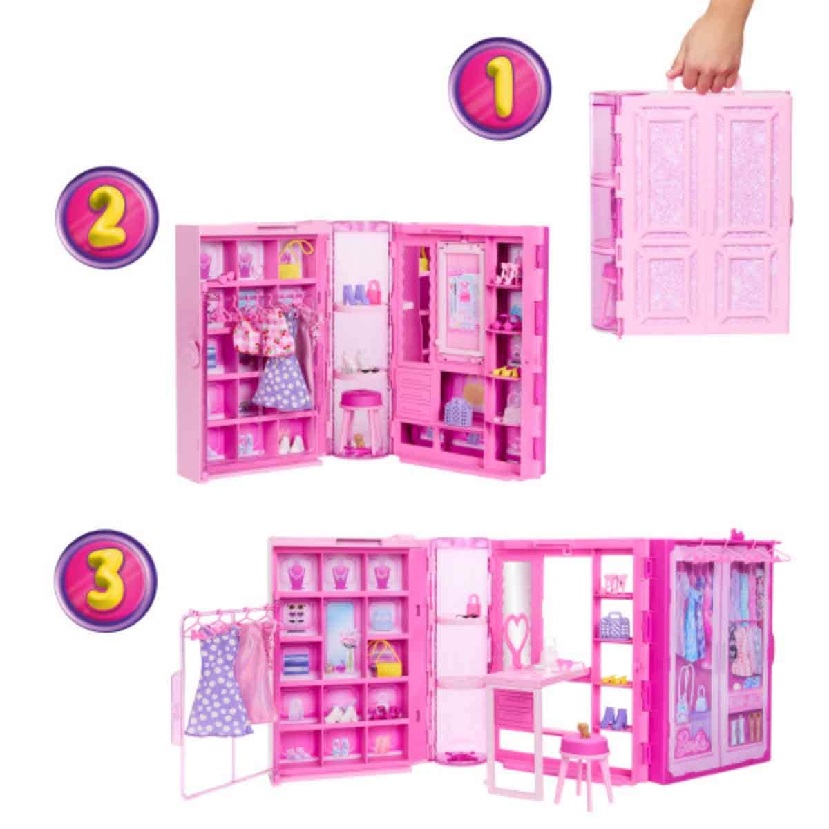 Barbie Dream Closet 3.0 & Doll Set Girls, 3-4 Years