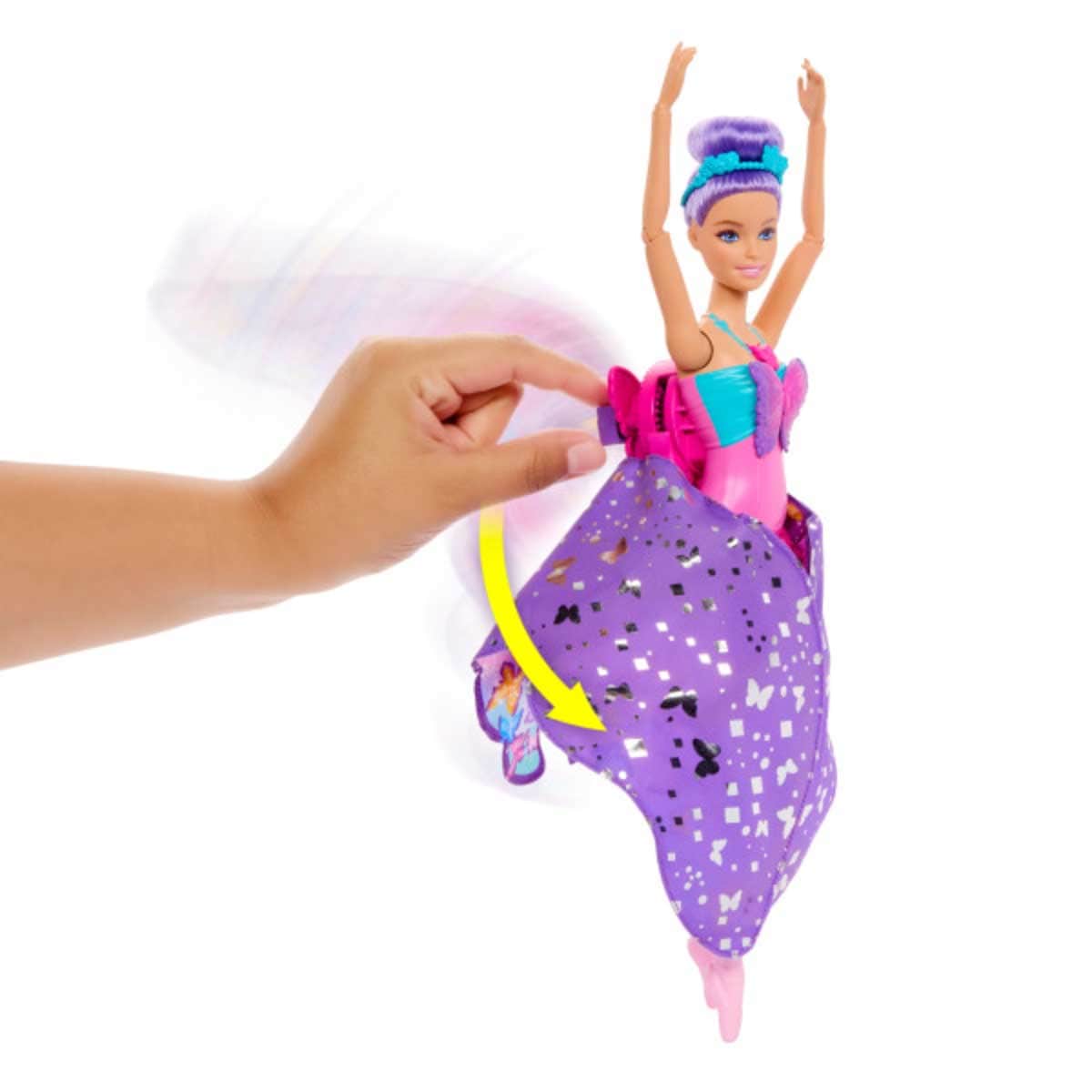 Barbie Dreamtopia Dance & Flutter Butterfly Doll Girls, 3-4 Years