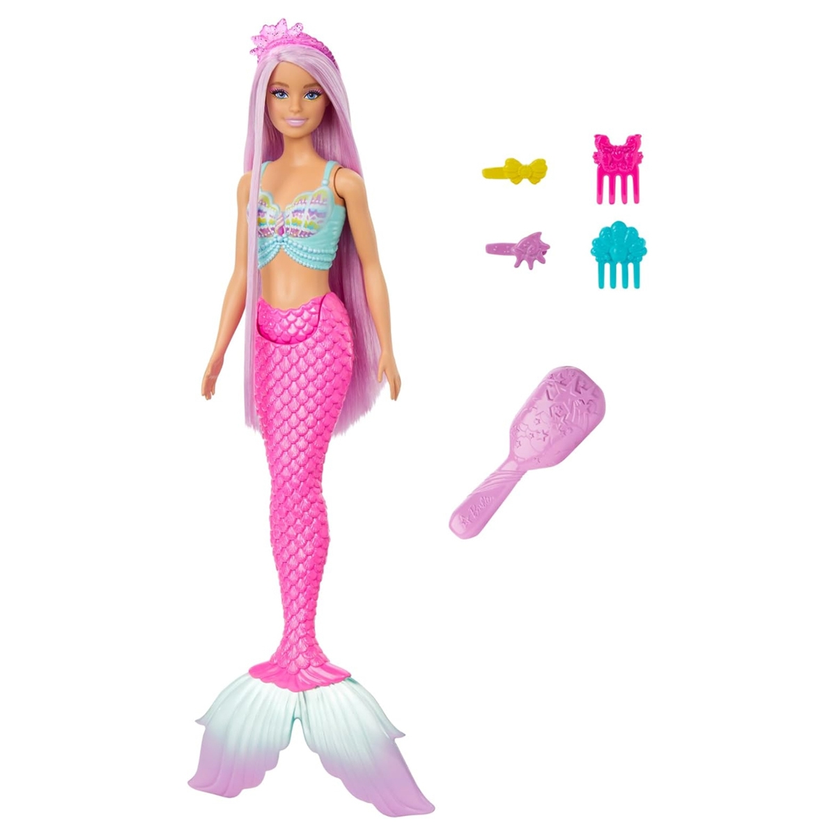 Barbie Dreamtopia Long Hair Mermaid Fashion Doll Girls, 3-4 Years