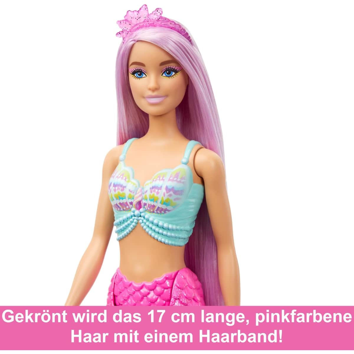 Barbie Dreamtopia Long Hair Mermaid Fashion Doll Girls, 3-4 Years