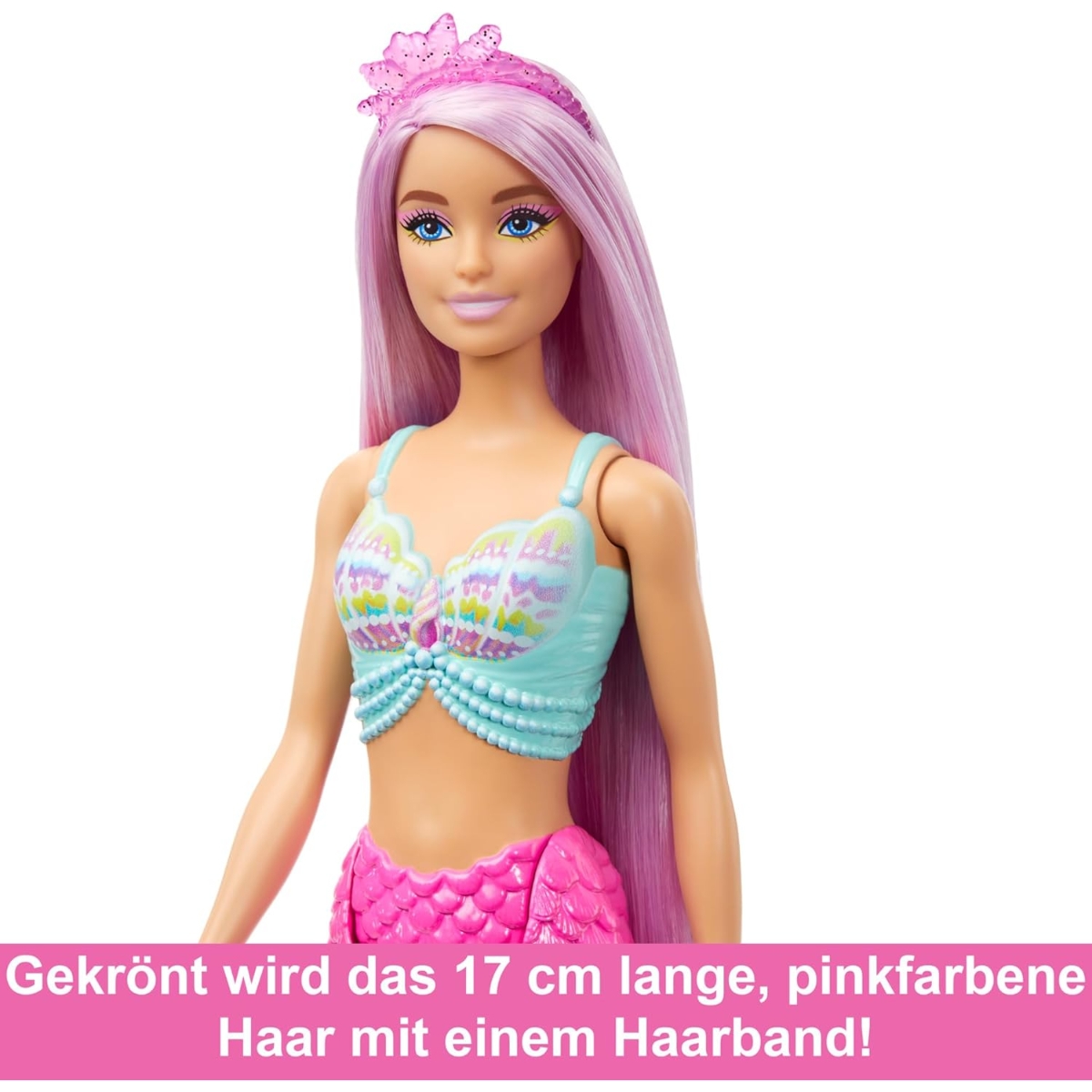 Barbie Dreamtopia Long Hair Mermaid Fashion Doll Girls, 3-4 Years