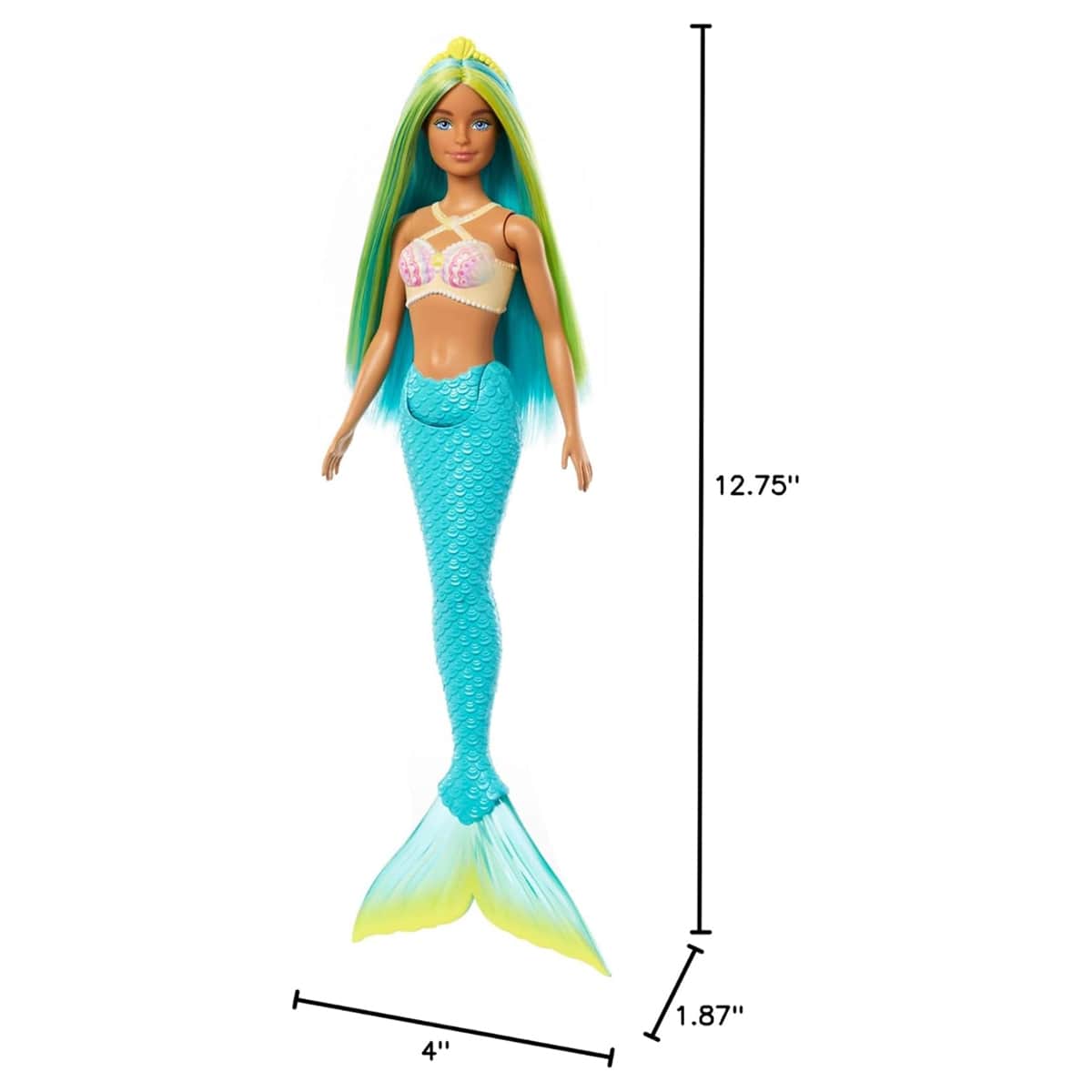 Barbie Dreamtopia Mermaid Fashion Doll Girls, 3-4 Years