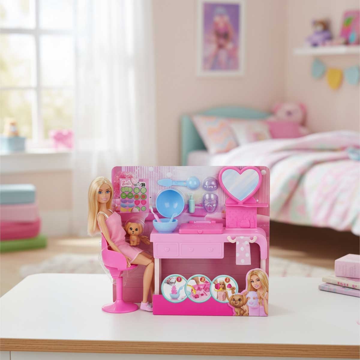 Barbie Face Mask Playset Girls, 5-6 Years