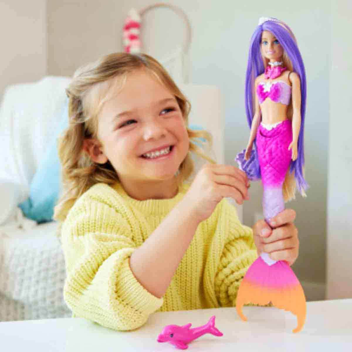 Barbie Malibu Fantasy Feature Mermaid Doll Girls, 3-4 Years