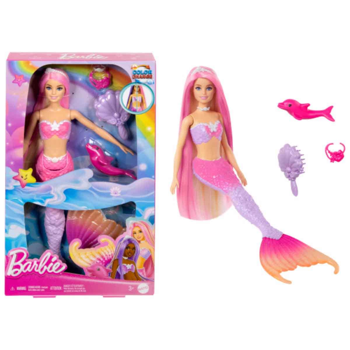 Barbie Malibu Fantasy Feature Mermaid Doll Girls, 3-4 Years