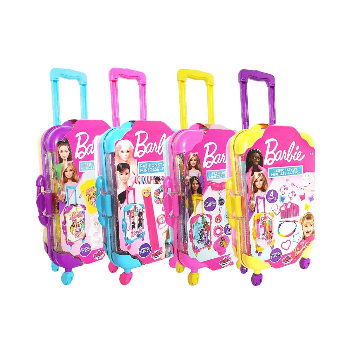 Barbie Fashion Styling Assorted Mini Case Playset Girls, 5-7 Years