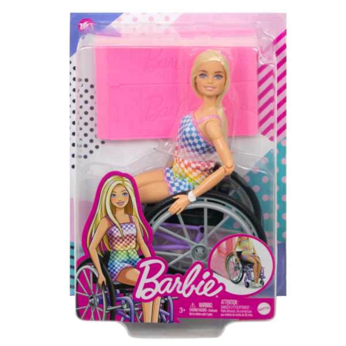 Barbie Fashionistas Doll & Wheelchair Playset Girls, 3-4 Years