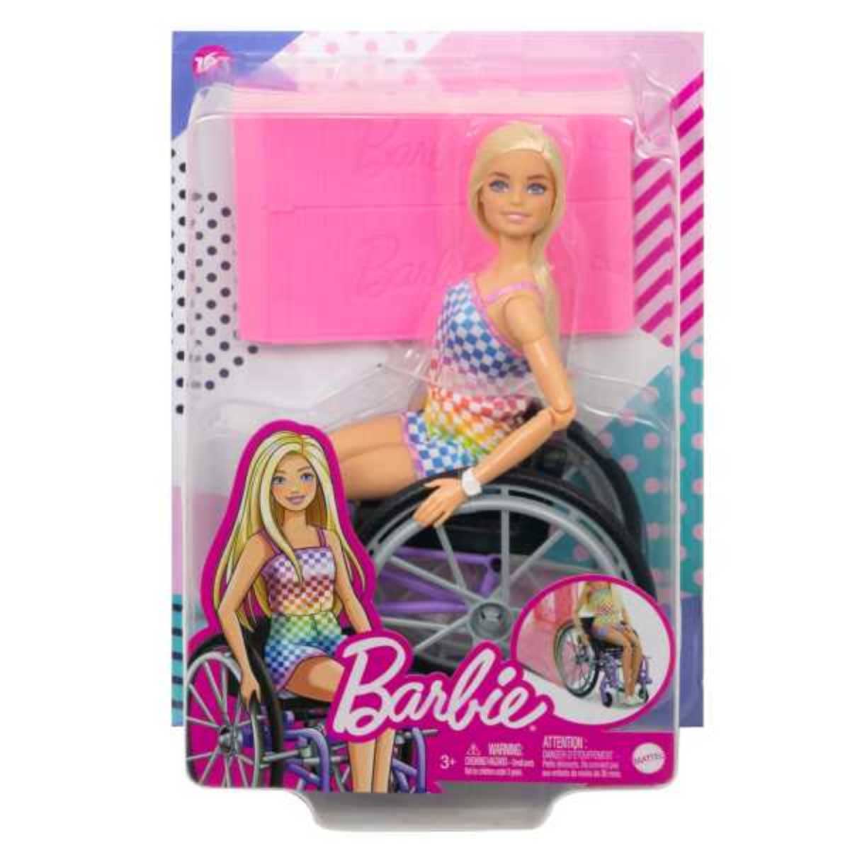 Barbie Fashionistas Doll & Wheelchair Playset Girls, 3-4 Years