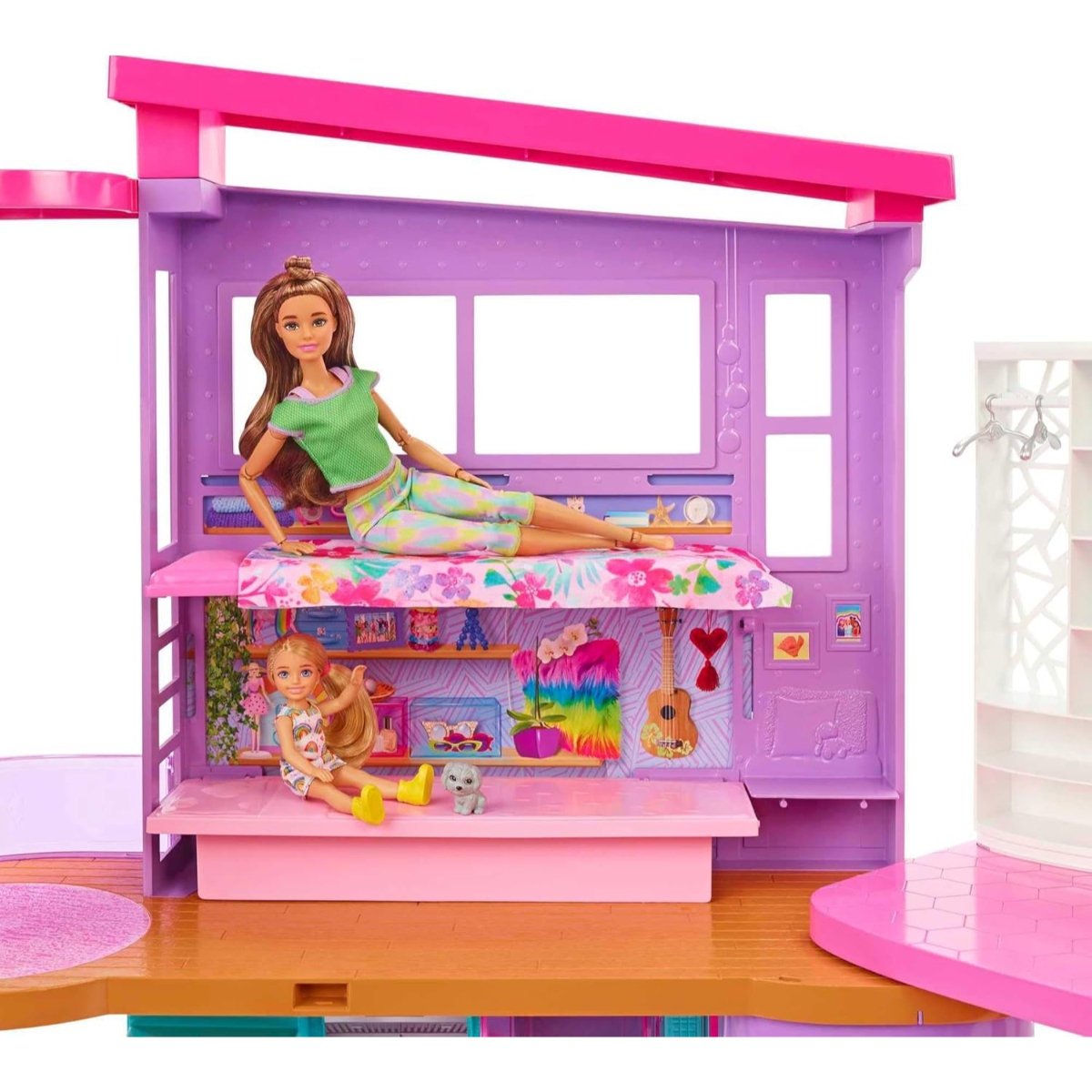 Barbie Malibu Doll House Playset Girls, 3-4 Years