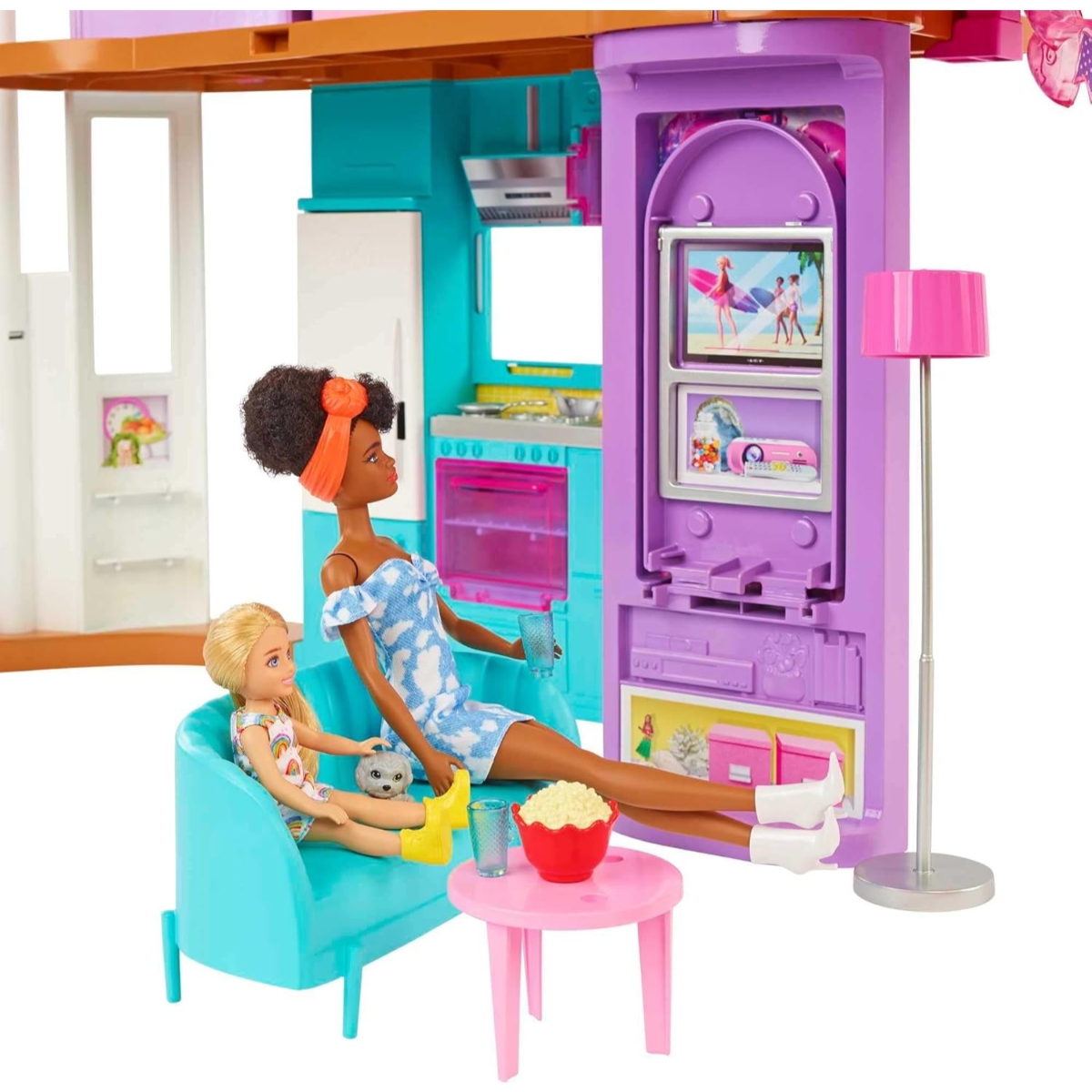 Barbie Malibu Doll House Playset Girls, 3-4 Years