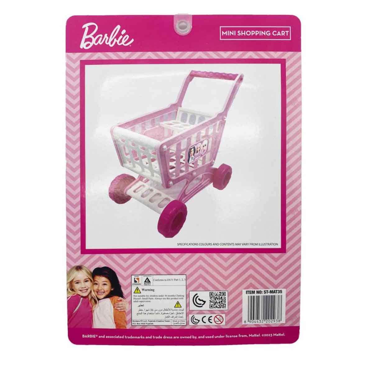 Barbie Mini Shopping Cart Playset Girls, 3-4 Years