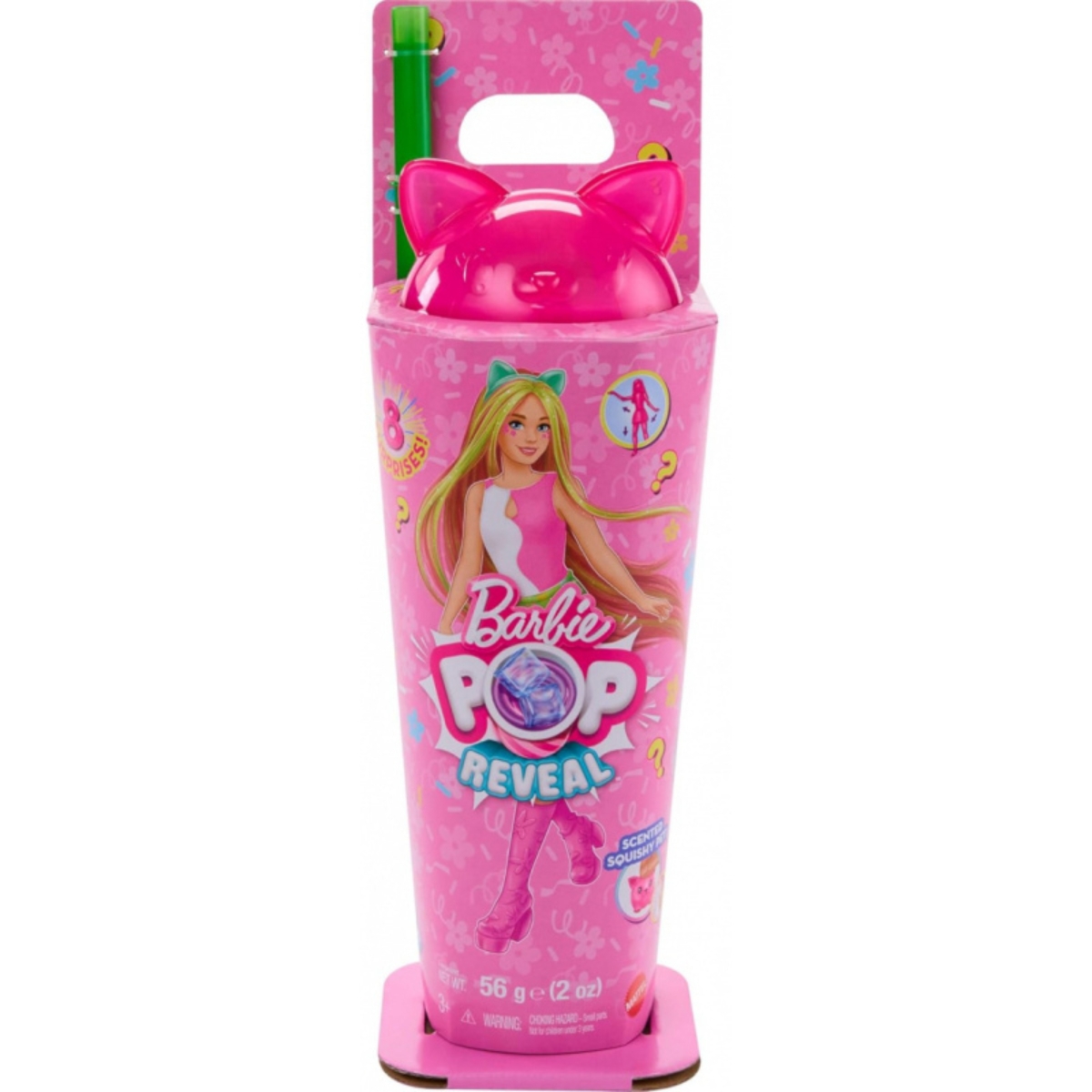 Barbie Pop! Reveal Animal Party Series Cat Themed Doll Girls, 3-4 Years