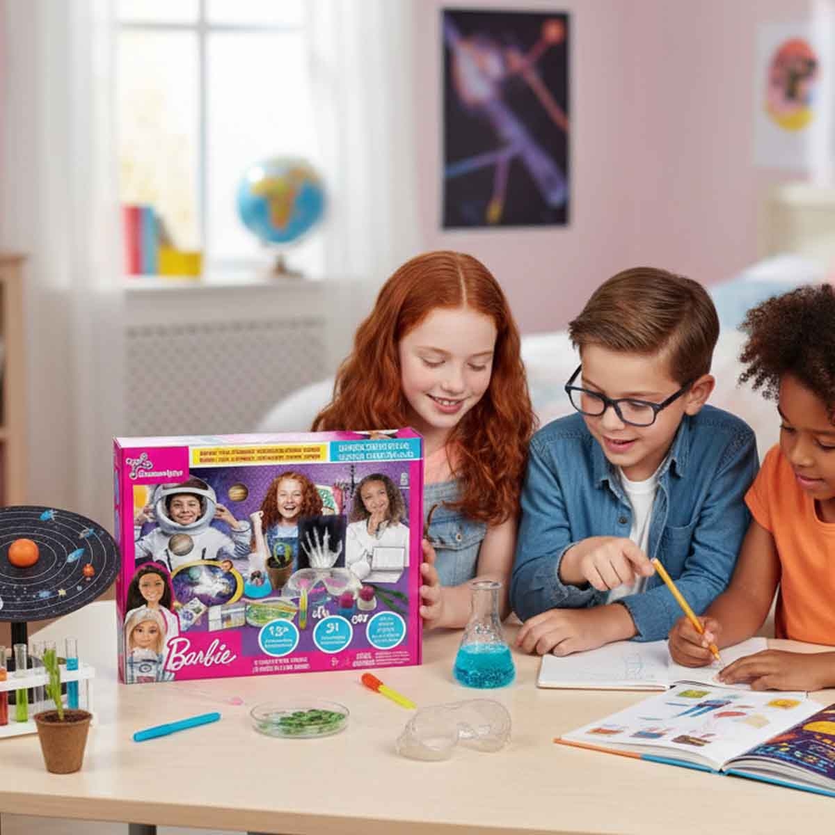 باربي مجموعة العلماء الصغار للبنات، 3-4 سنوات