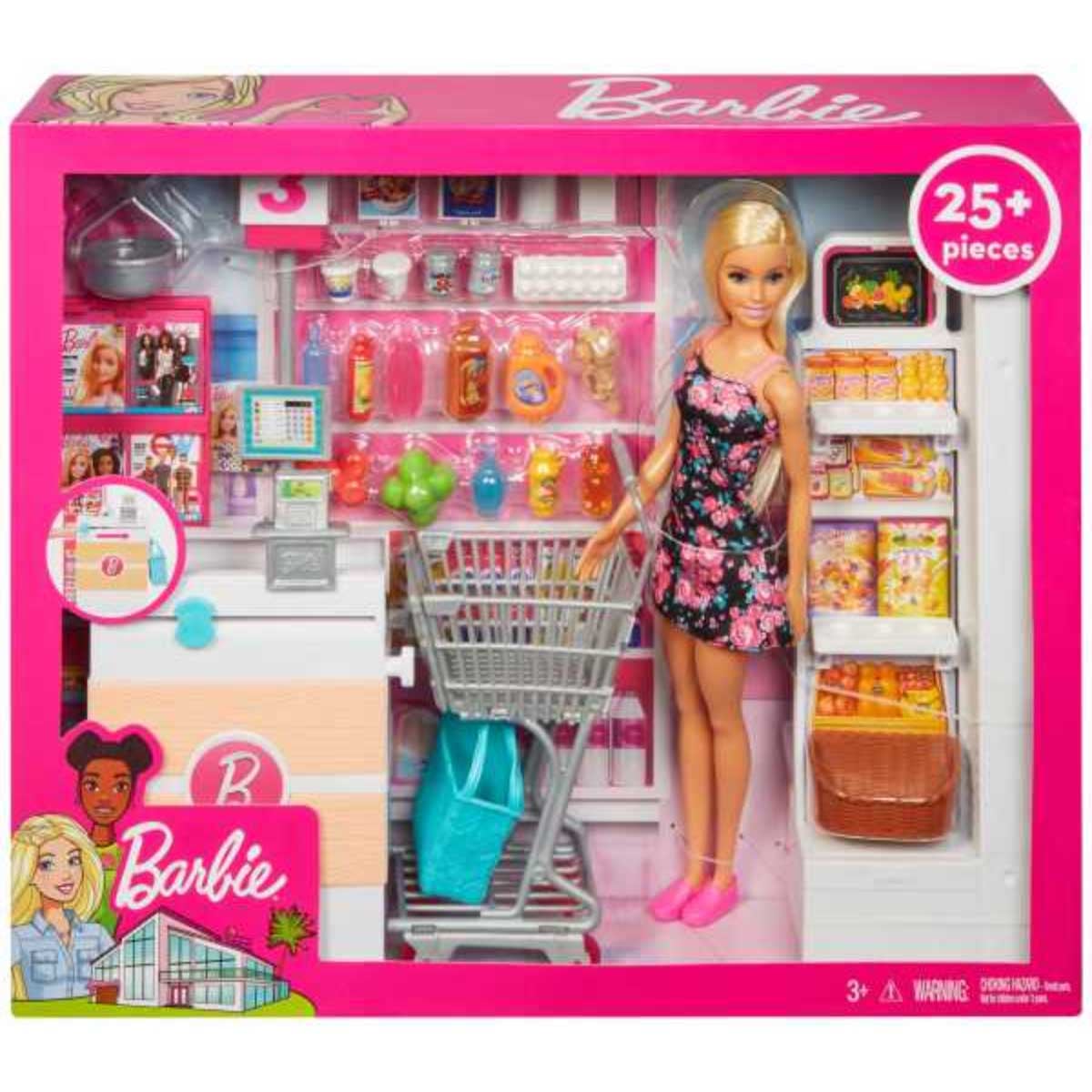 Barbie Supermarket Playset Girls, 3-4 Years