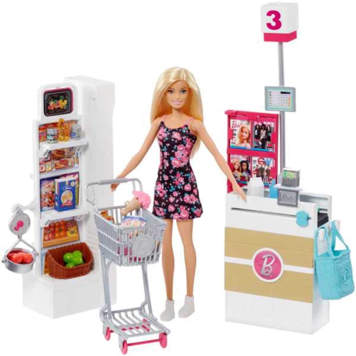 Barbie Supermarket Playset Girls, 3-4 Years