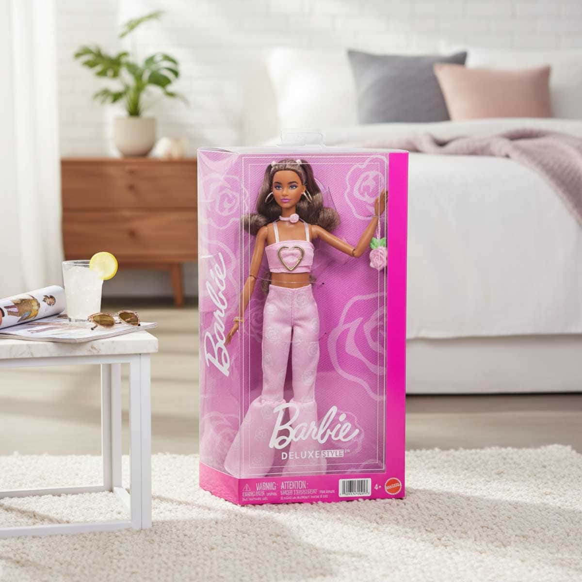 Barbie Tall Deluxe Fashionistas Flare Jeans Doll Girls, 3-4 Years