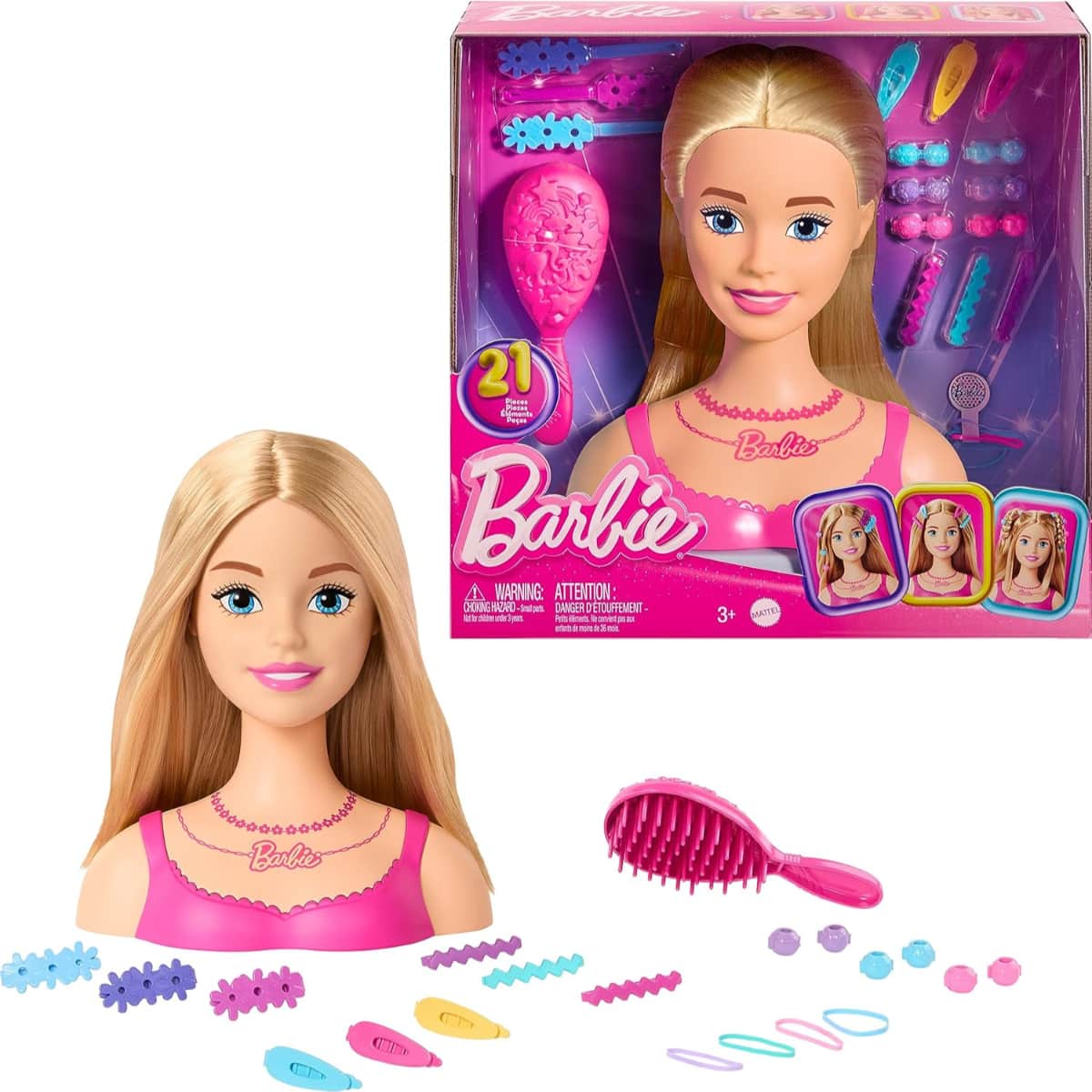 Barbie Value Blonde Styling Head Girls, 3-4 Years