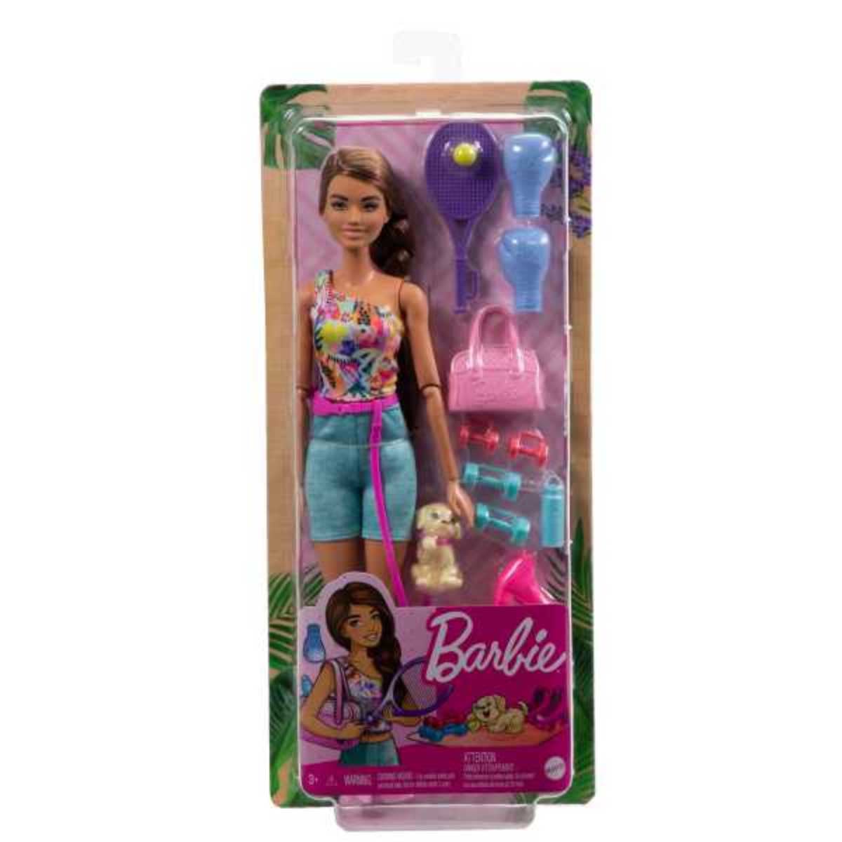 Barbie Wellness Workout Doll Girls, 3-4 Years