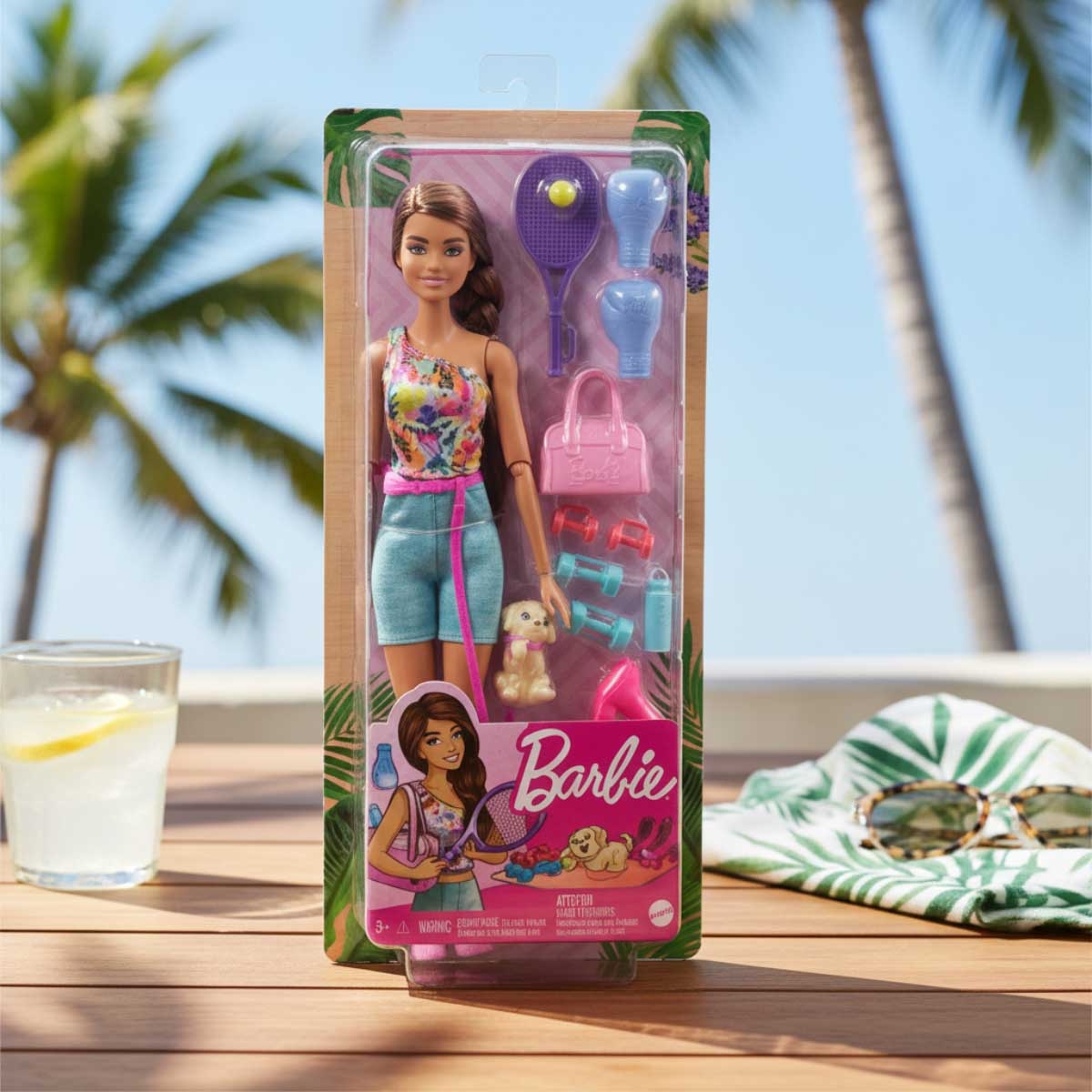 Barbie Wellness Workout Doll Girls, 3-4 Years