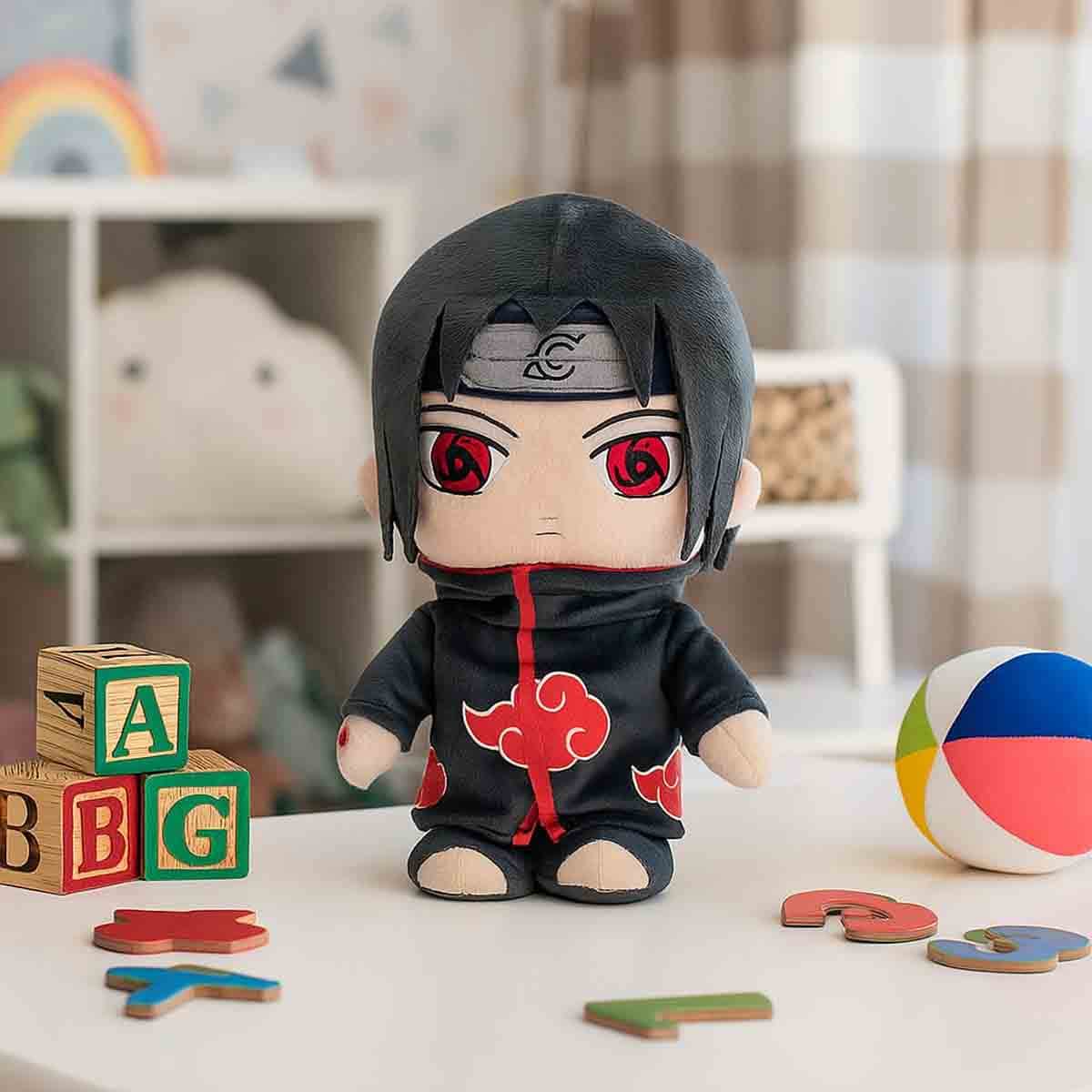 Barrado 10″ Naruto Itachi Plush Toy Unisex, 3-4 Years