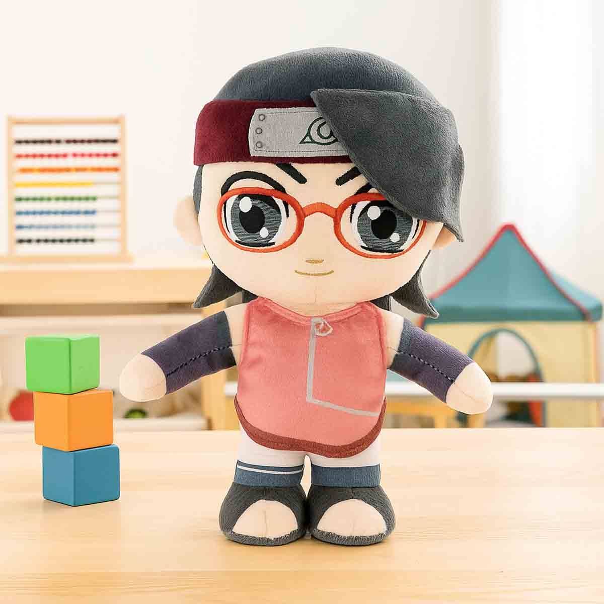 Barrado 6″ Boruto Sarada Uchiha Plush Toy Unisex, 3-4 Years