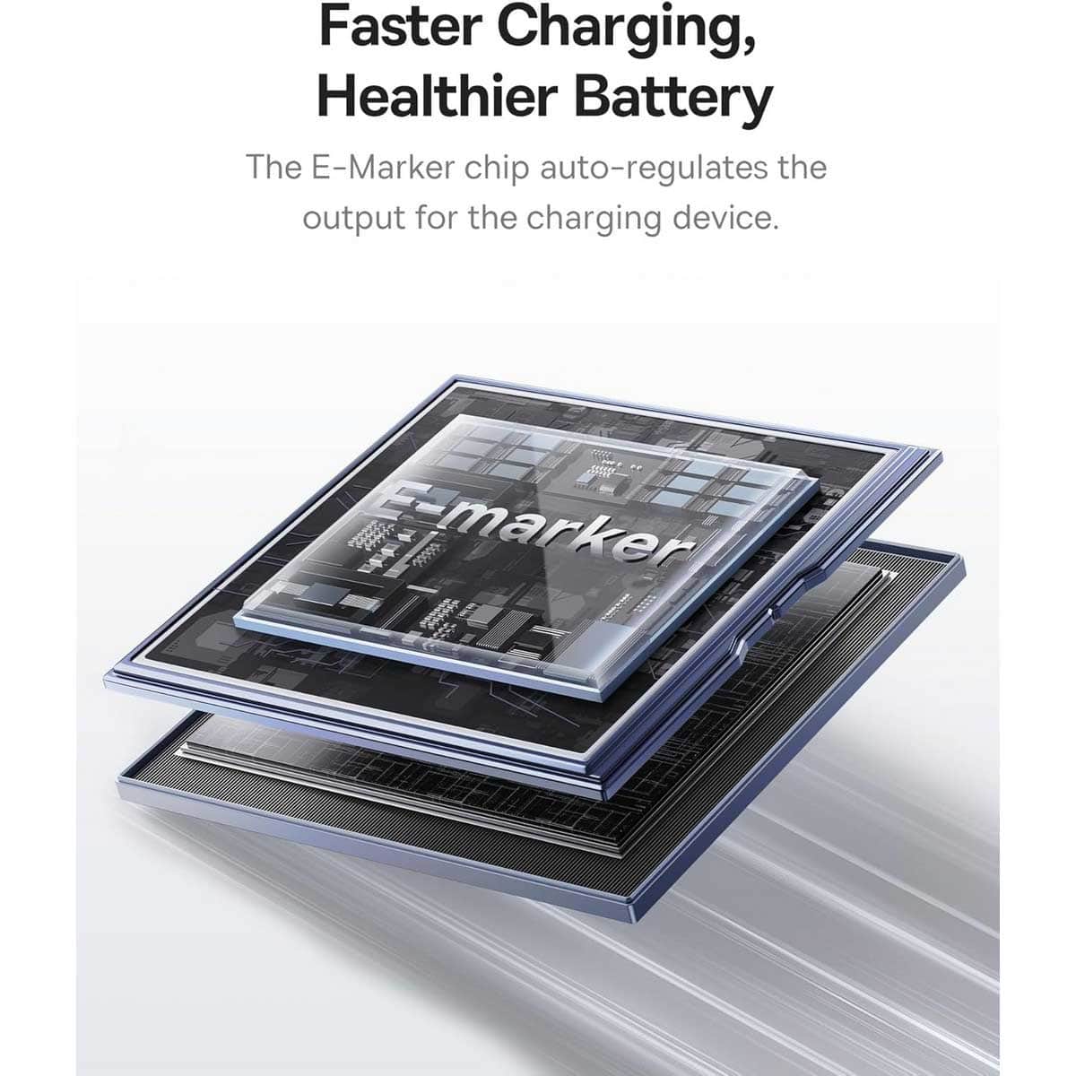 بيسوس أسود كابل مغناطيسي USB-C إلى USB-C بقدرة 100 واط بطول 1 متر من سلسلة تنغستن جولد