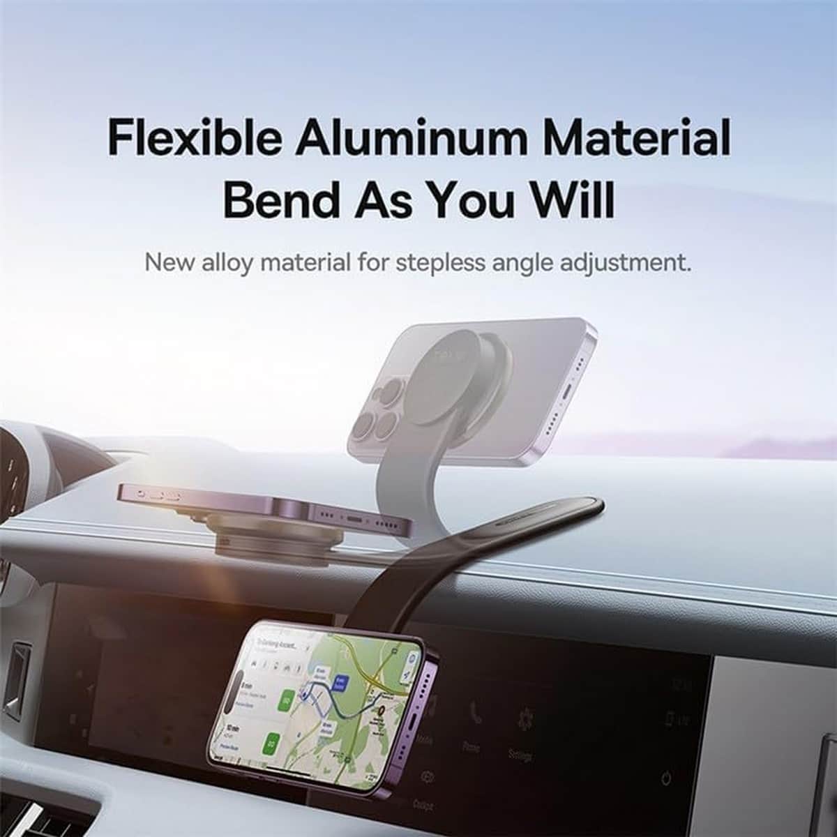 Baseus Black C02 Pro Series Magnetic Wireless Charging Car Mount