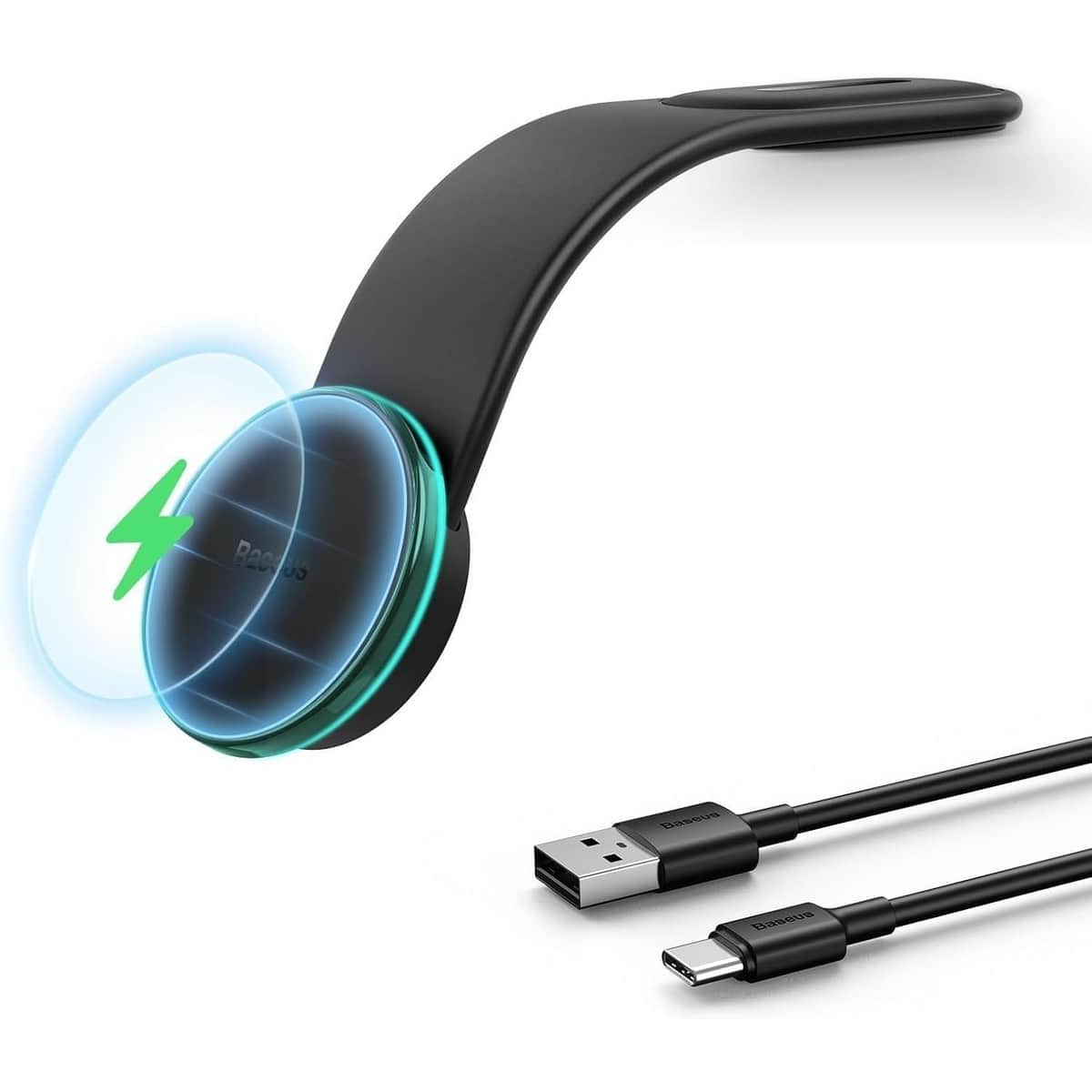 Baseus Black C02 Pro Series Magnetic Wireless Charging Car Mount