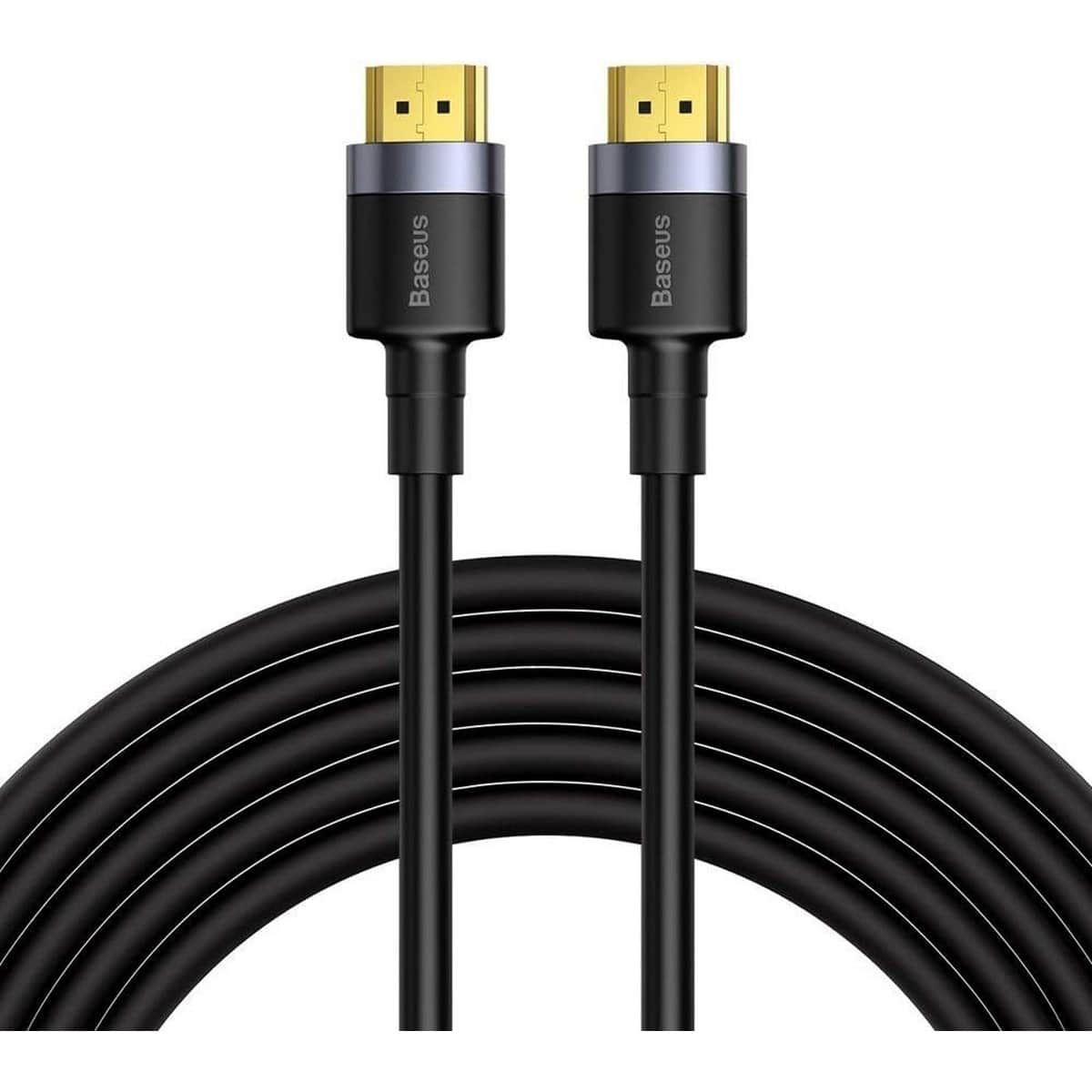 بيسوس أسود كافيول كابل HDMI بدقة 4K بطول 5 متر
