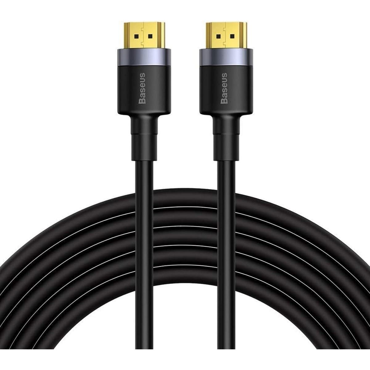 بيسوس أسود كافيول كابل HDMI بدقة 4K بطول 5 متر