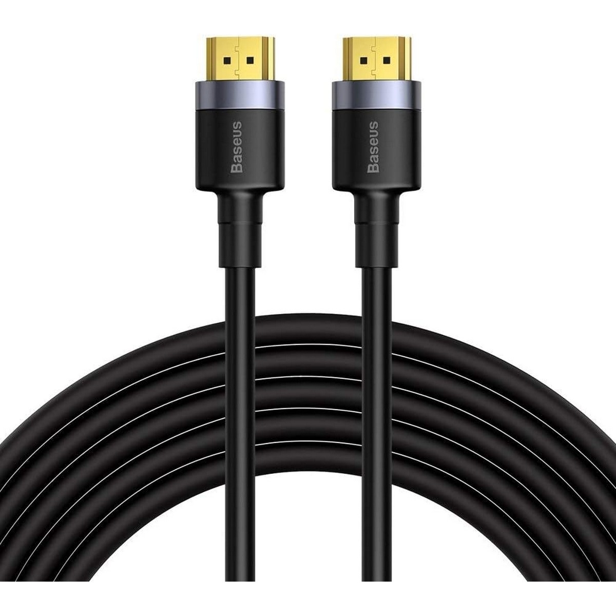 بيسوس أسود كافيول كابل HDMI بدقة 4K بطول 5 متر
