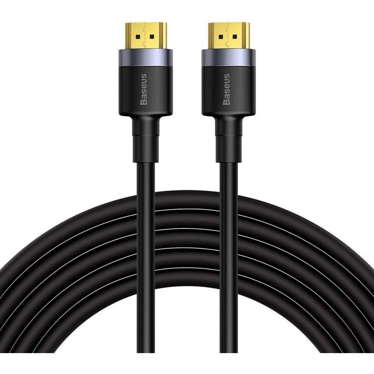 بيسوس أسود كافيول كابل HDMI بدقة 4K بطول 5 متر