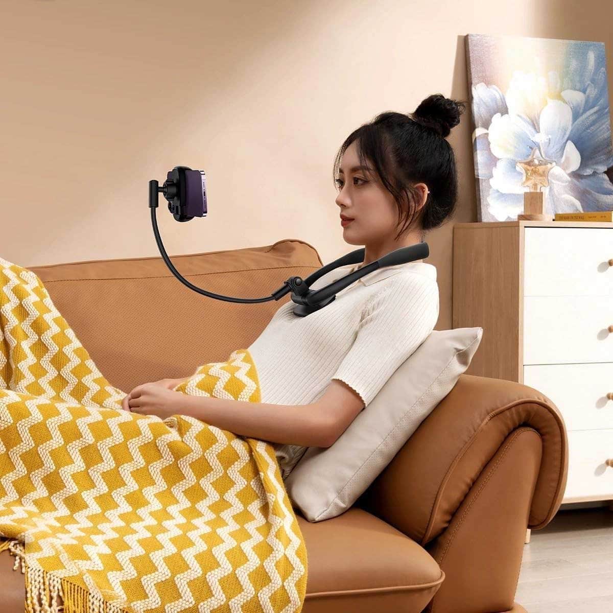 Baseus Black ComfortJoy Series Neck Phone Holder