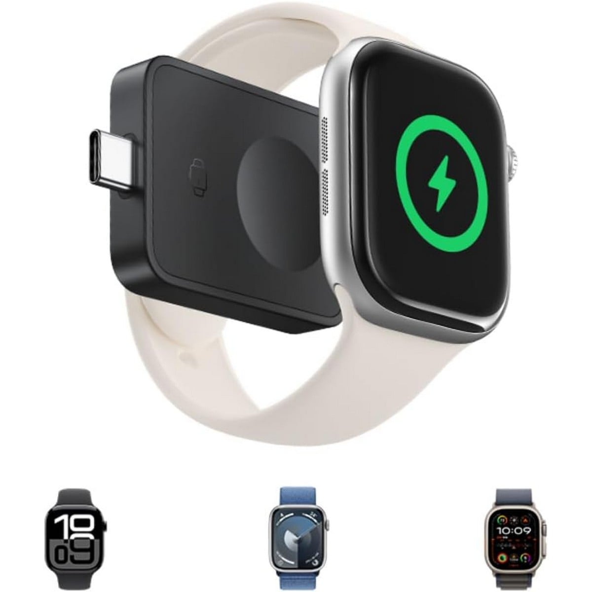 Baseus Black MagPro Magnetic 2.5W Apple Watch Wireless Charger