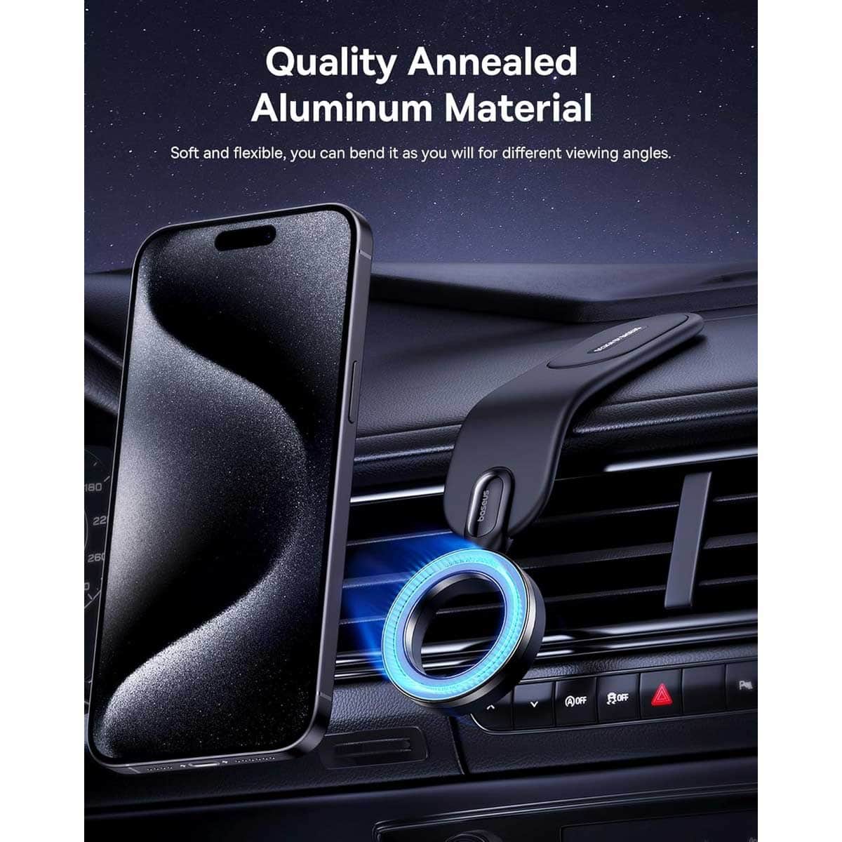 Baseus Black PrimeTrip Series C02 Go Stick-on Magnetic Car Mount
