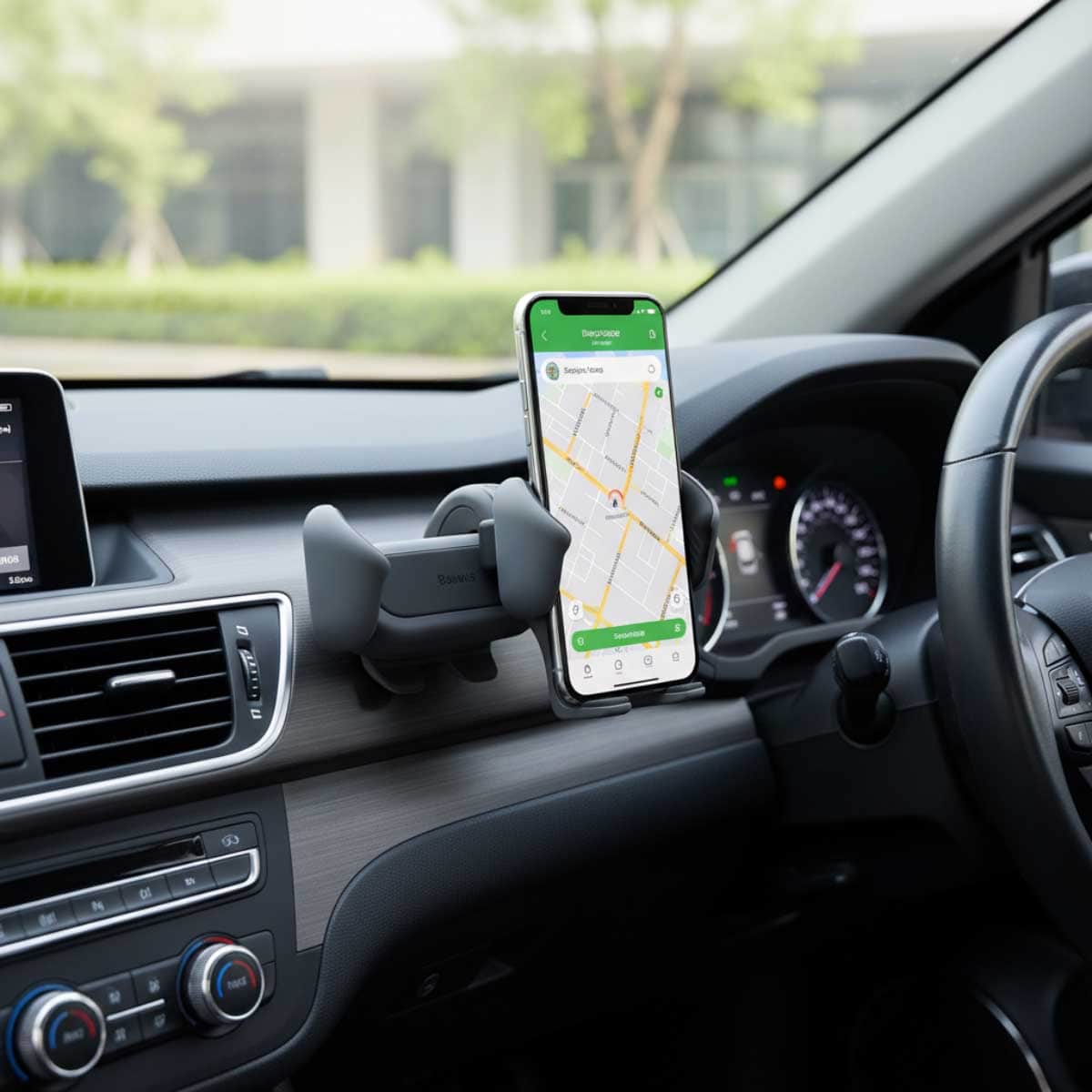 Baseus Black Steel Cannon 2 Air Vent Car Mount