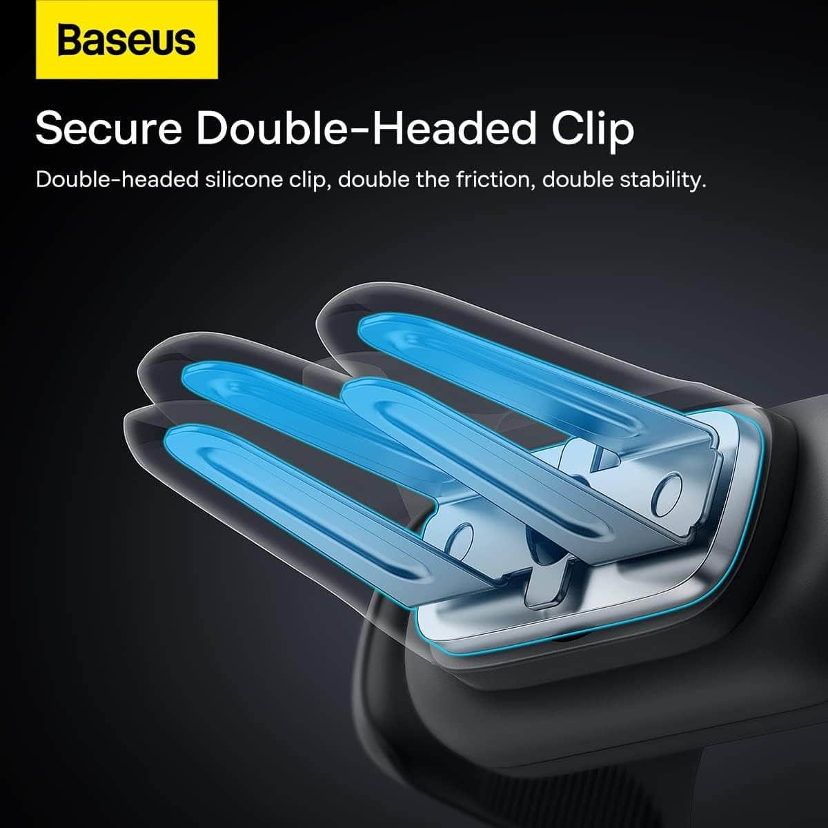 Baseus Black Steel Cannon 2 Air Vent Car Mount