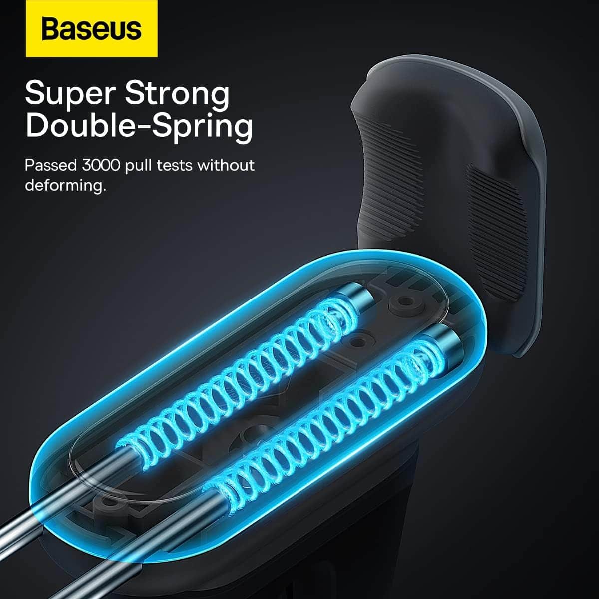 Baseus Black Steel Cannon 2 Air Vent Car Mount