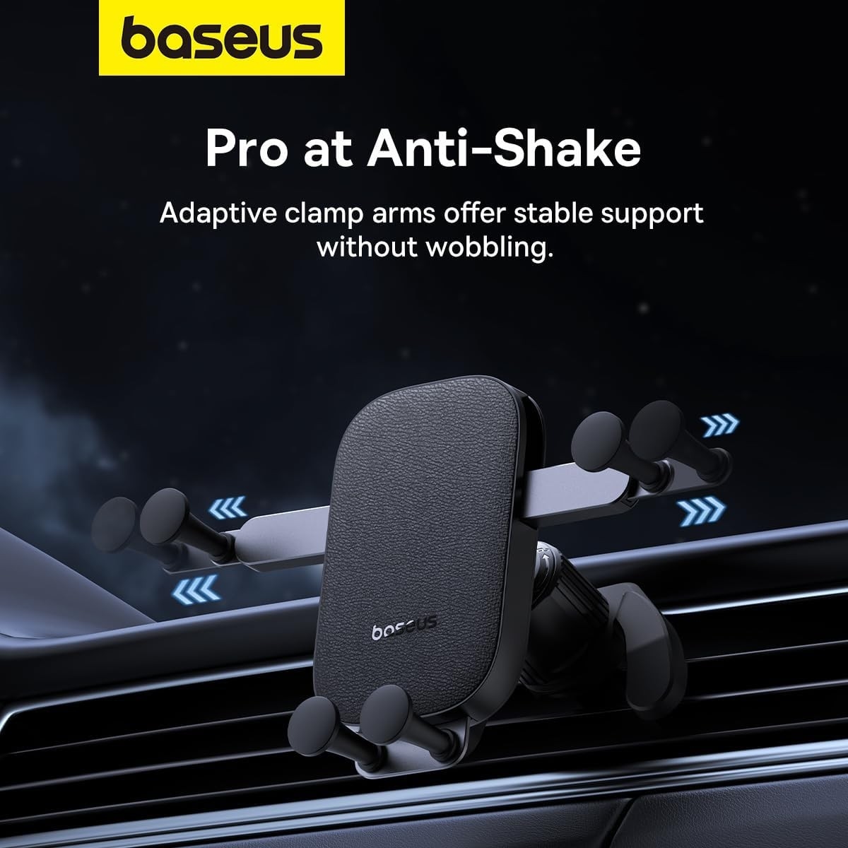 Baseus Black UltraControl Mega Series Folding Screen Car Mount