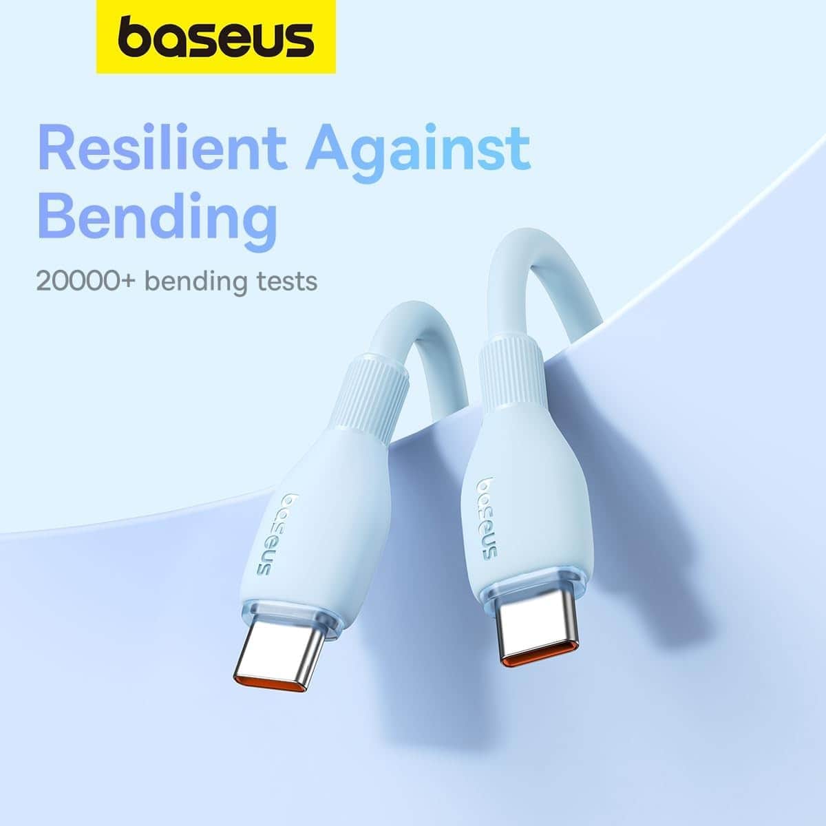 بيسوس كابل بودينغ سيريز USB-C إلى USB-C بقدرة 100 واط