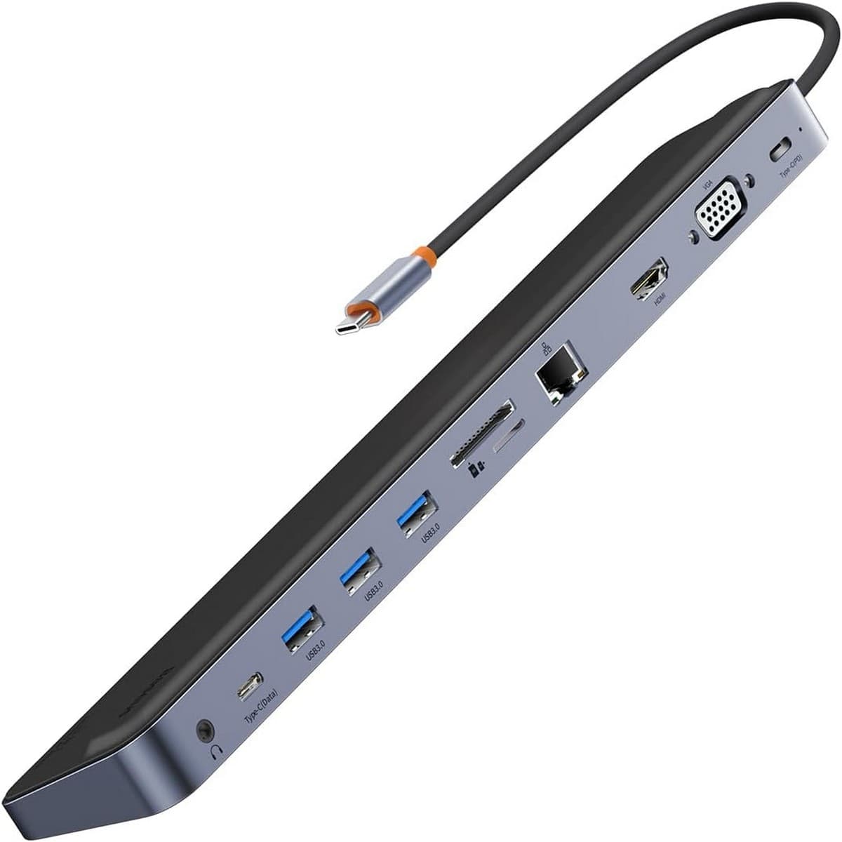 Baseus Dark Grey EliteJoy Gen2 11-Port USB-C Hub