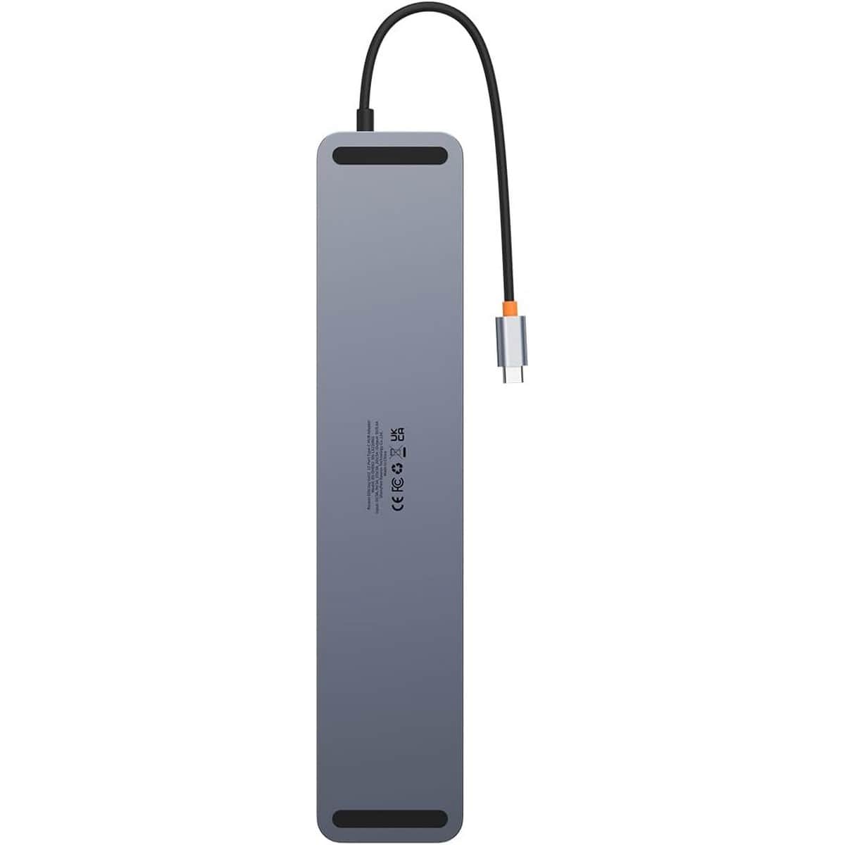 بيسوس رمادي داكن إيليت جوي جين 2 موزع USB-C بـ 12 منفذ