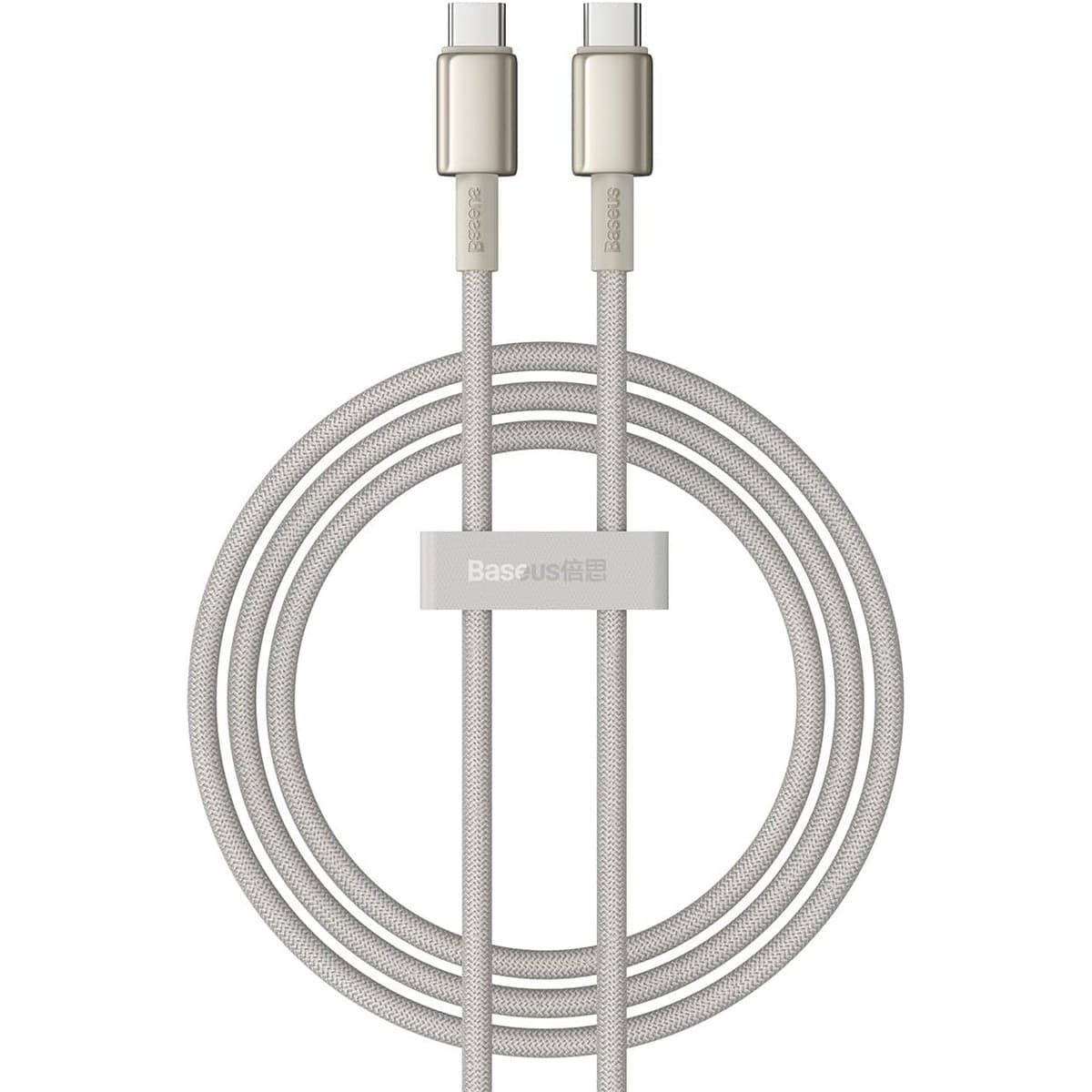 بيسوس كابل جولد تنغستن USB-C إلى USB-C بقدرة 100 واط