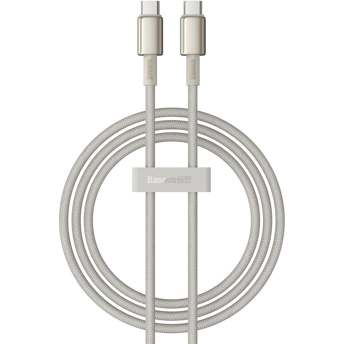 بيسوس كابل جولد تنغستن USB-C إلى USB-C بقدرة 100 واط