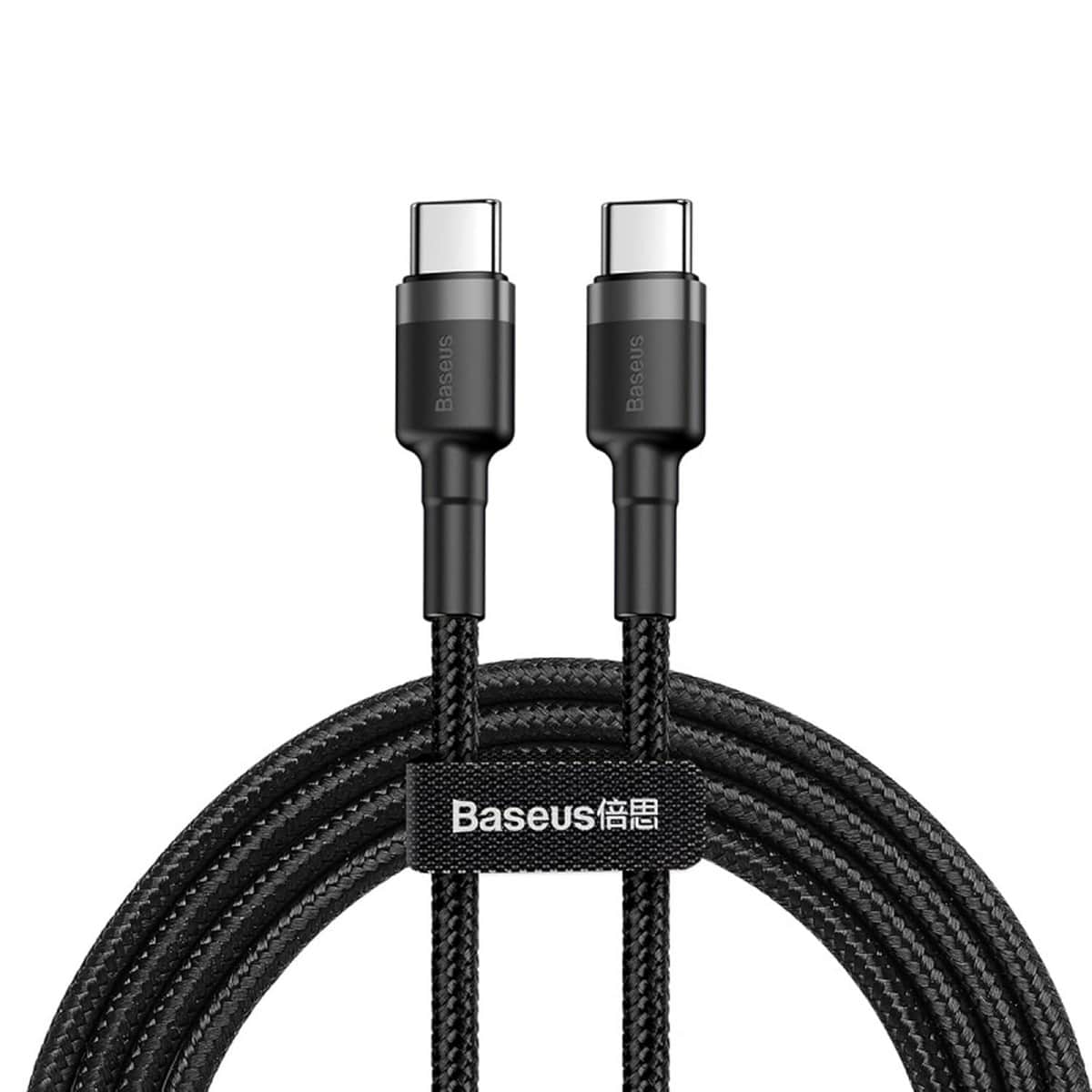 بيسوس كابل كافول USB-C إلى USB-C بقدرة 60 واط PD 2.0