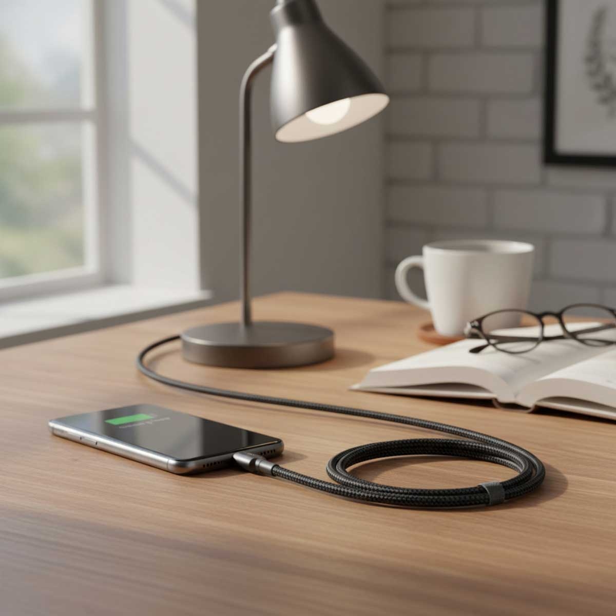 بيسوس كابل كافول USB-A إلى USB-C بقدرة 2A