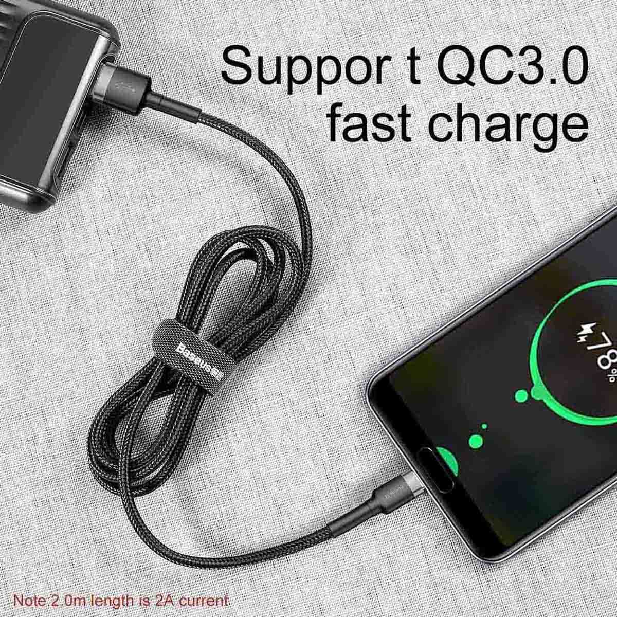 بيسوس كابل كافول USB-A إلى USB-C بقدرة 2A